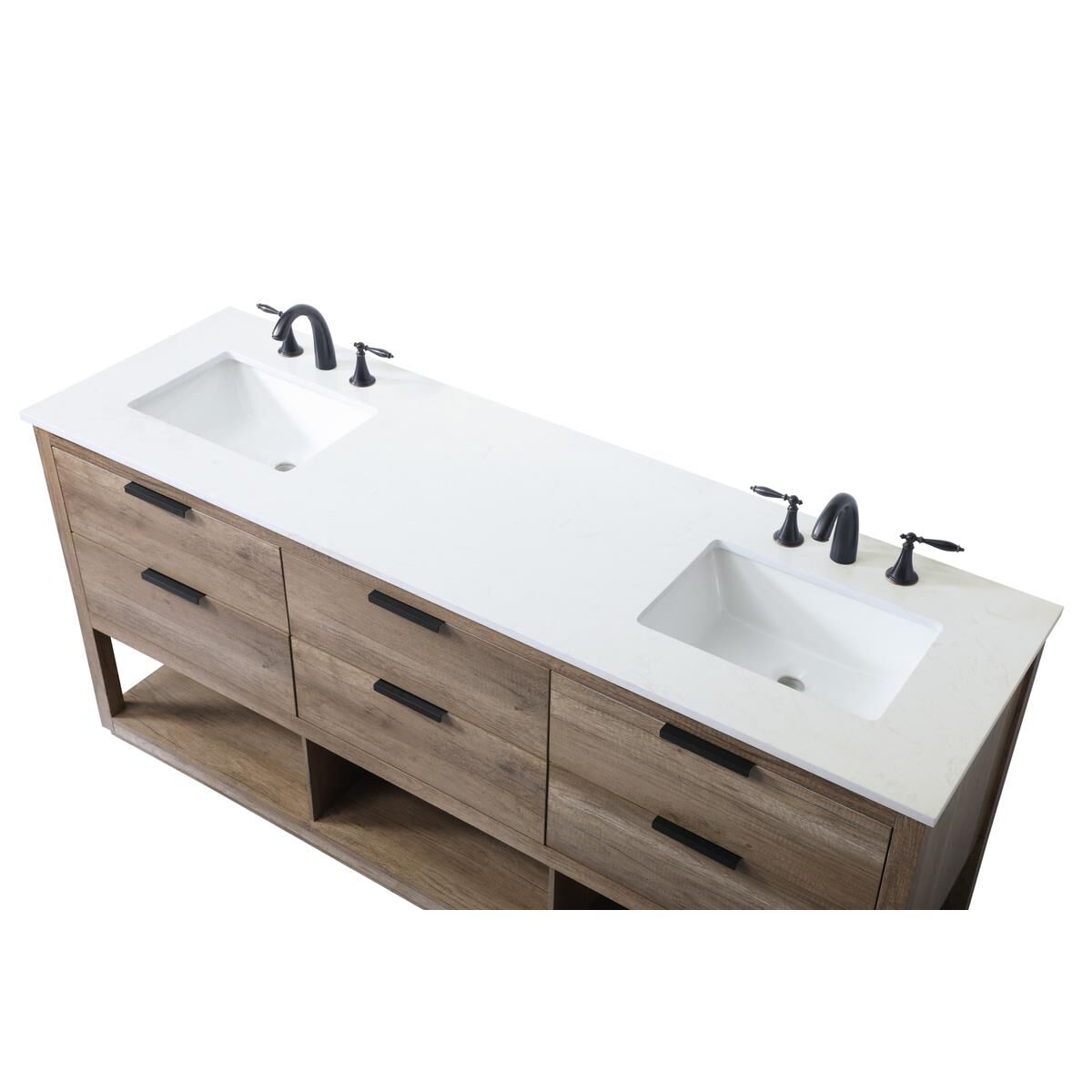 Larkin 72 Inch Bath Vanity by Elegant Decor