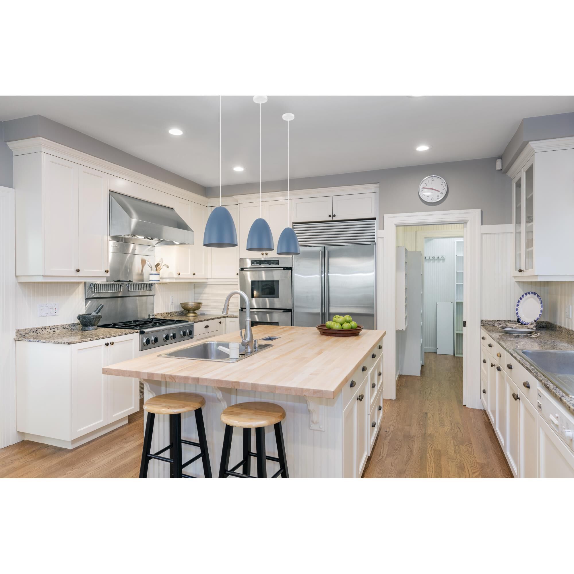 Shown in Pastel Dark Blue - Silver finish and Pastel Dark Blue - Silver Metal shade