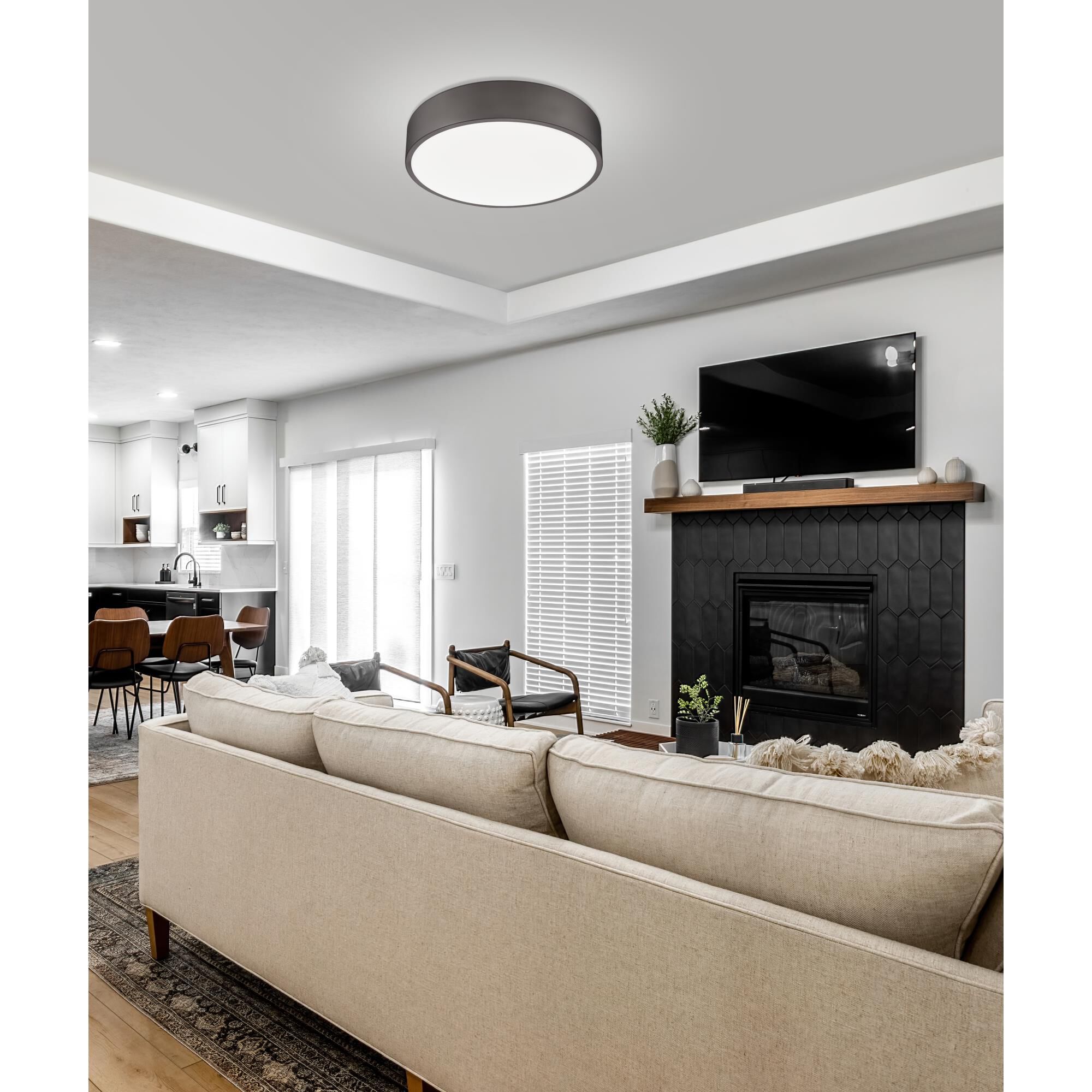 Shown in Bronze finish and Frosted glass and Frosted shade