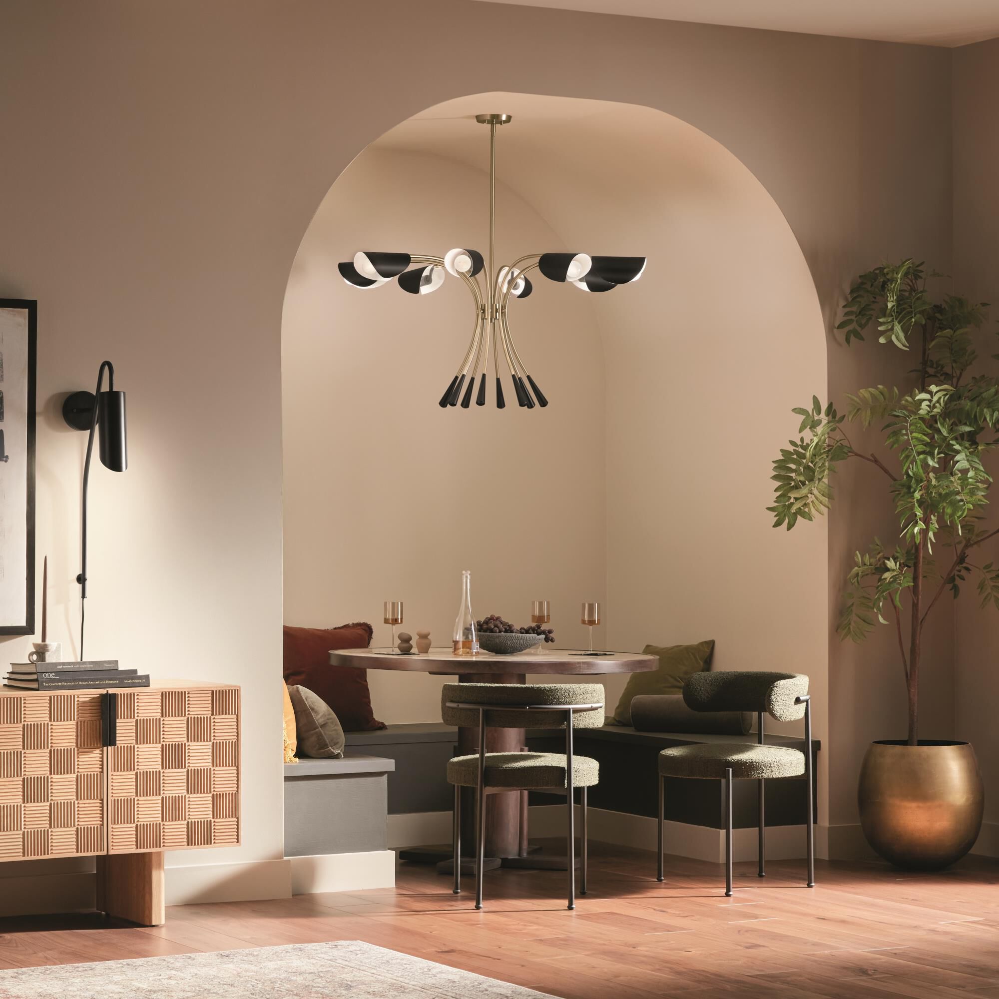 Arcus 45 Inch 8 Light Chandelier by Kichler Lighting