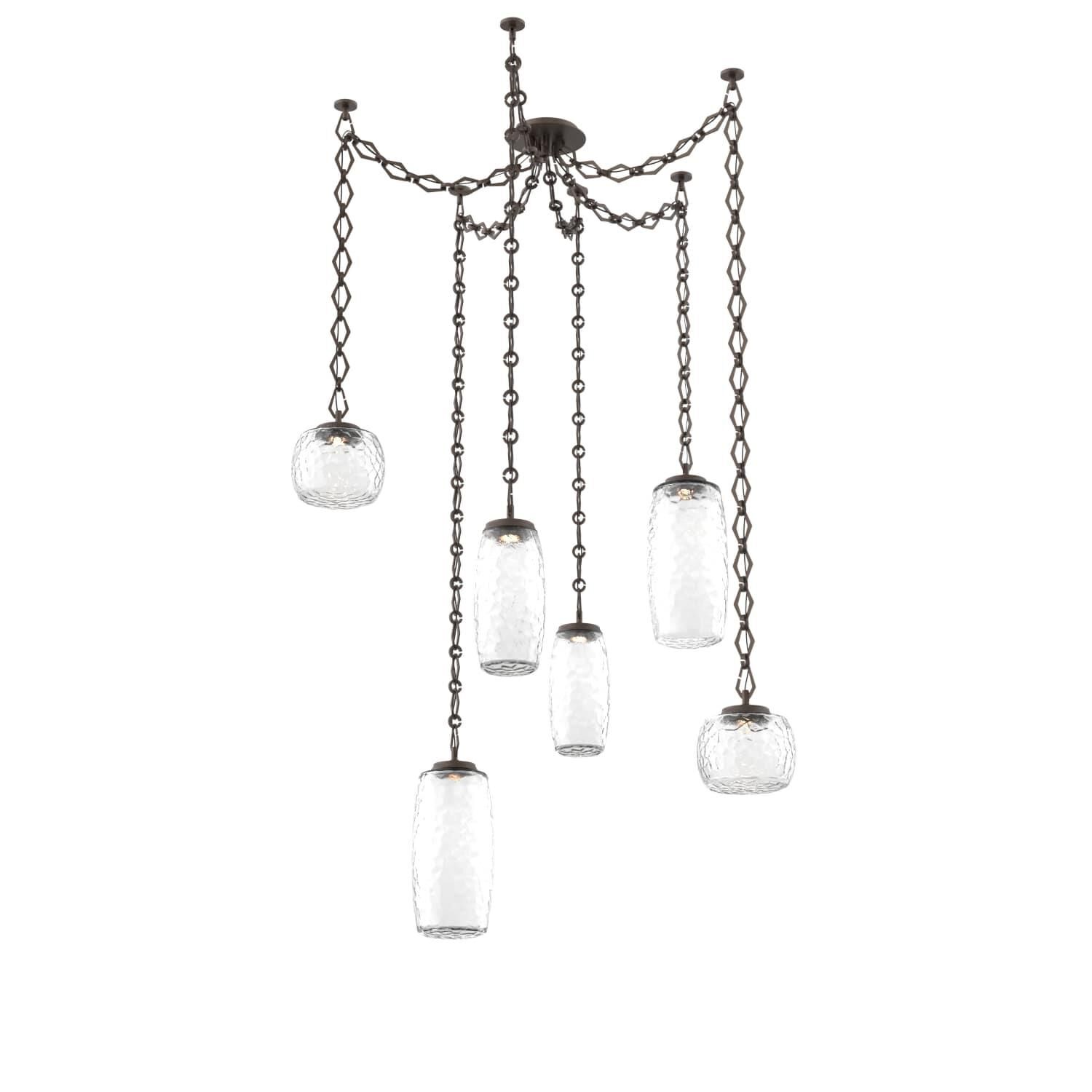 Levi Wilson Vessel 15 Inch Multi Pendant Light by Hammerton Studio