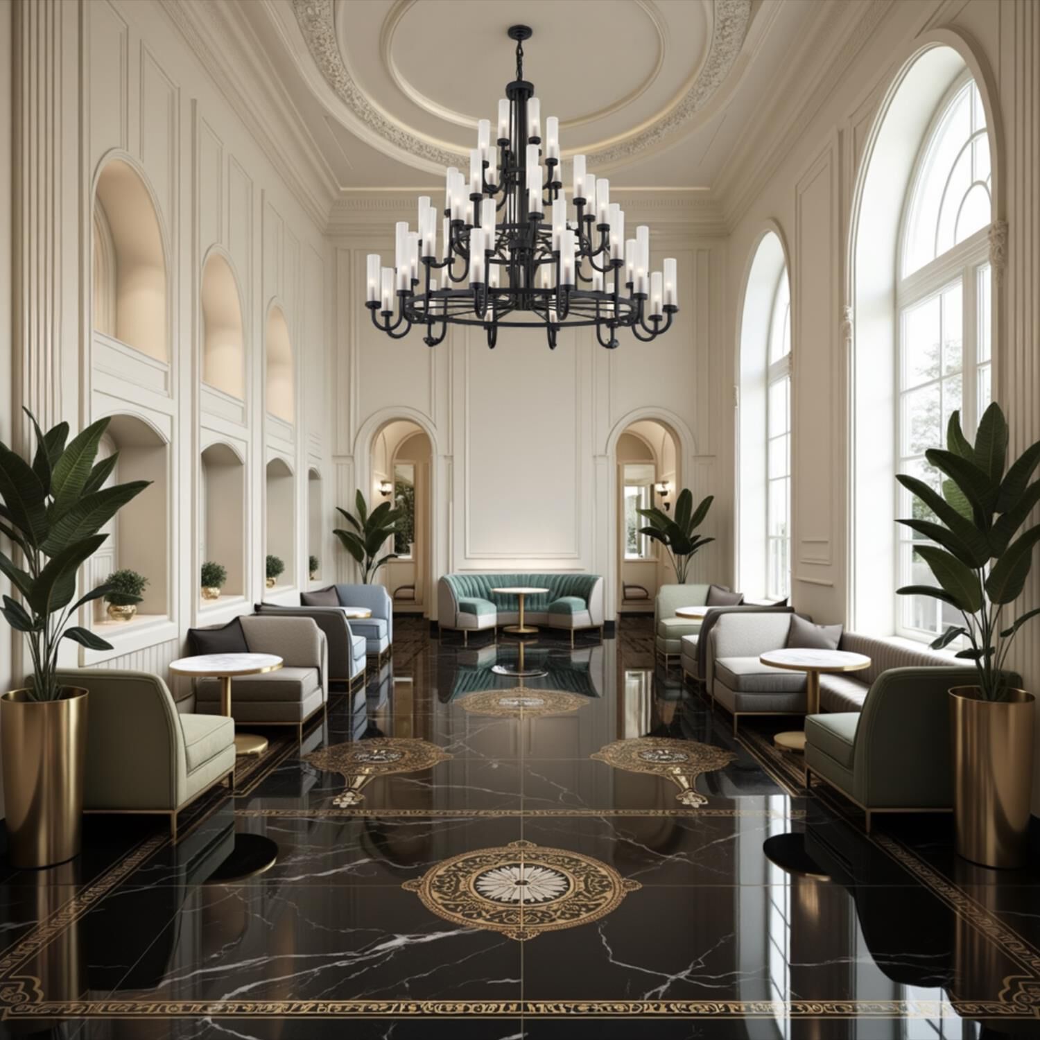 Anchor 61 Inch Chandelier by Justice Design Group