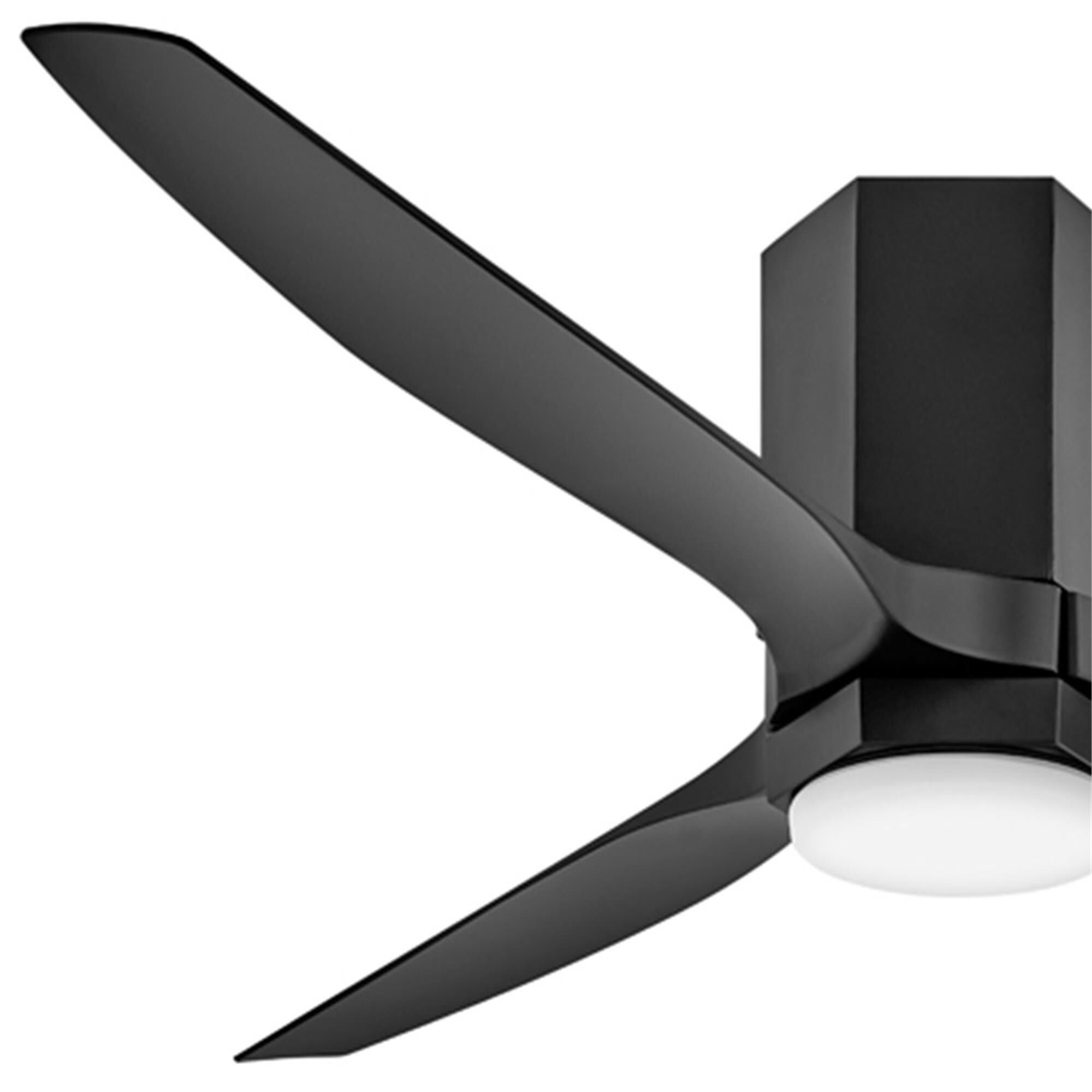 Facet 52 Inch Flush Mount Fan with Light Kit,