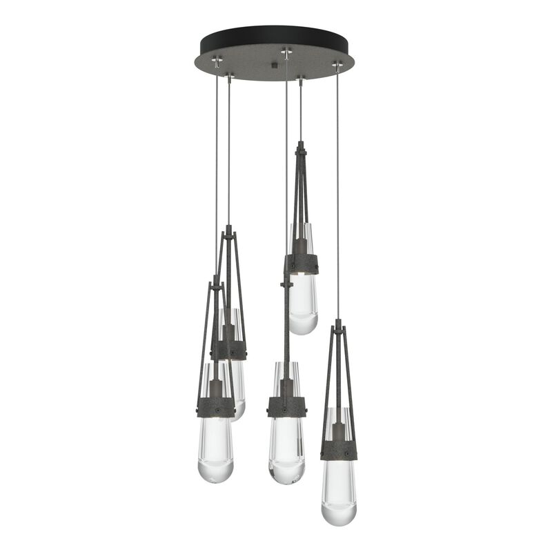 Link 13 Inch 5 Light Multi Light Pendant by Hubbardton Forge
