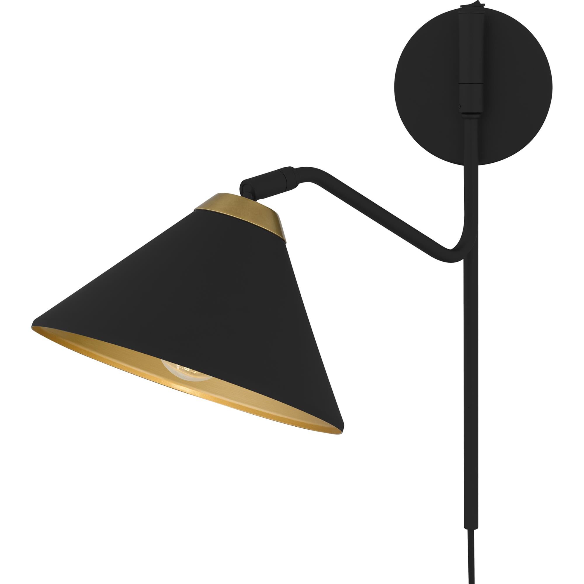 Alscott 10 Inch Wall Swing Lamp by Quoizel