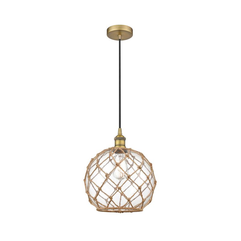 Innovations Lighting Bruno Marashlian Farmhouse Rope 10 Inch Mini Pendant