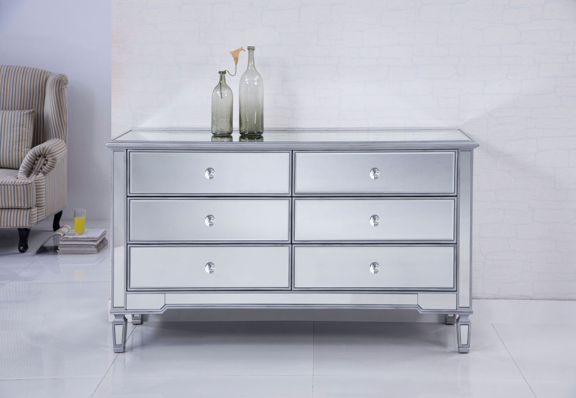 Shown in Hand Rubbed Antique Silver finish