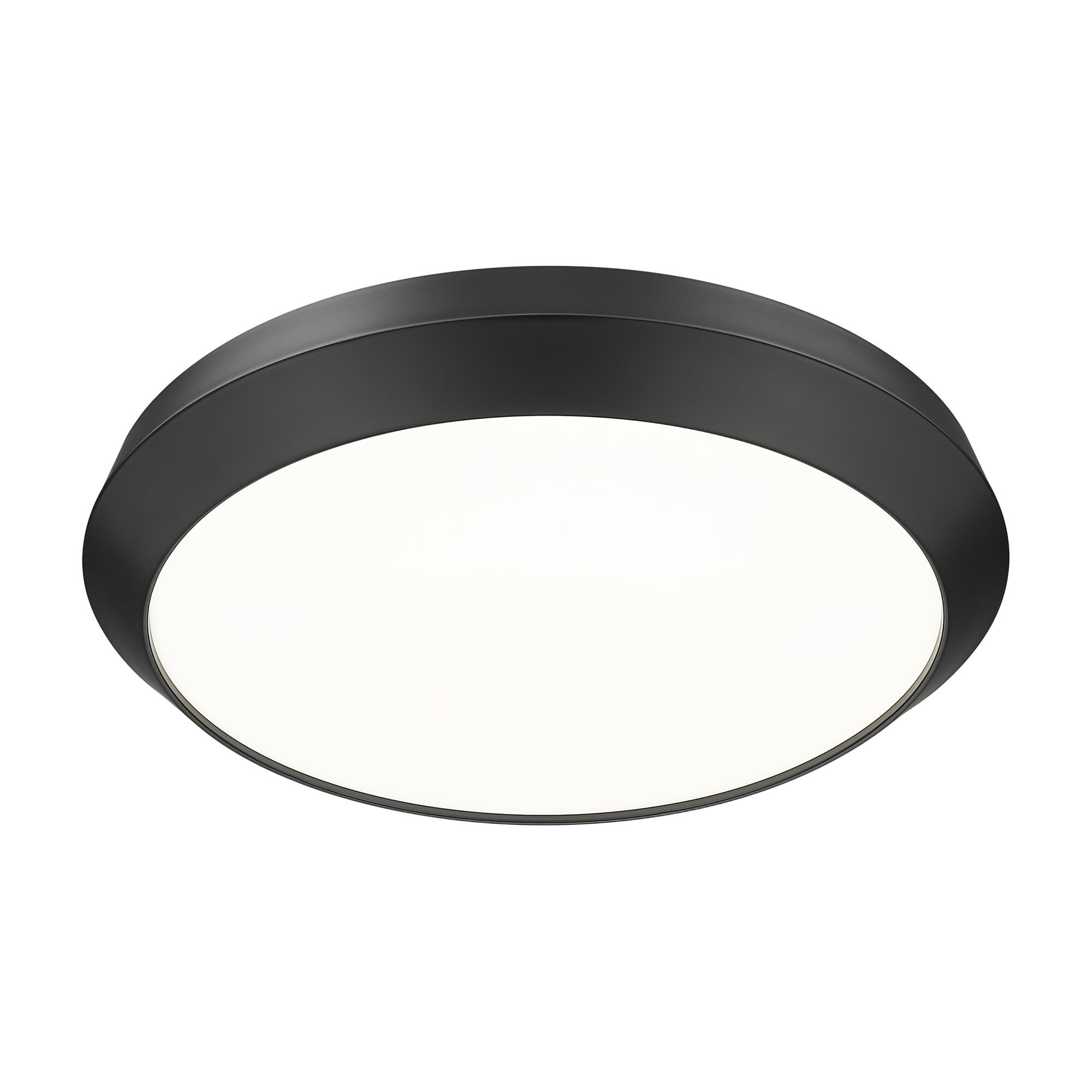 Shown in Matte Black finish and White glass