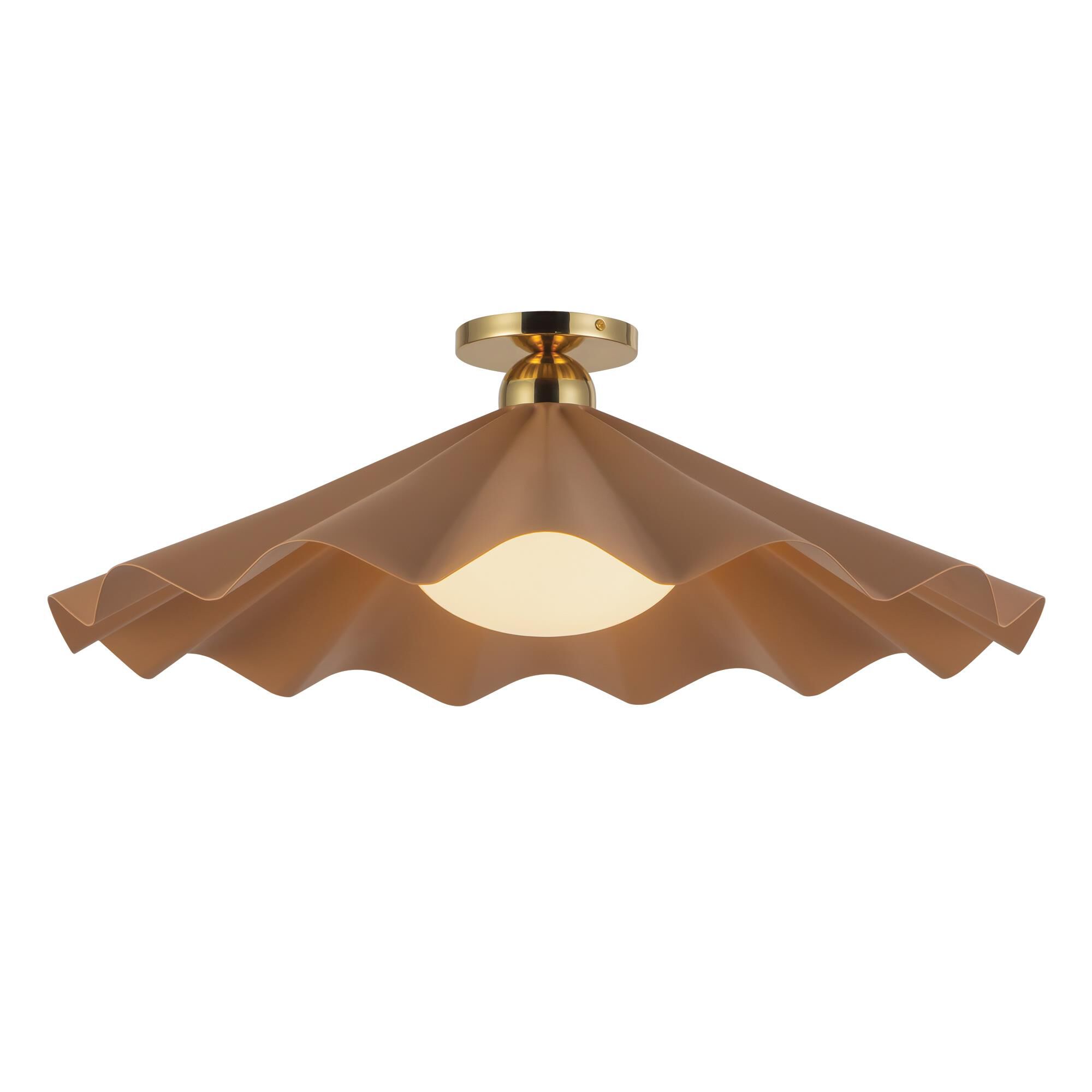 Jason Koharik Furrow 25 Inch Semi Flush Mount by Alora Lighting