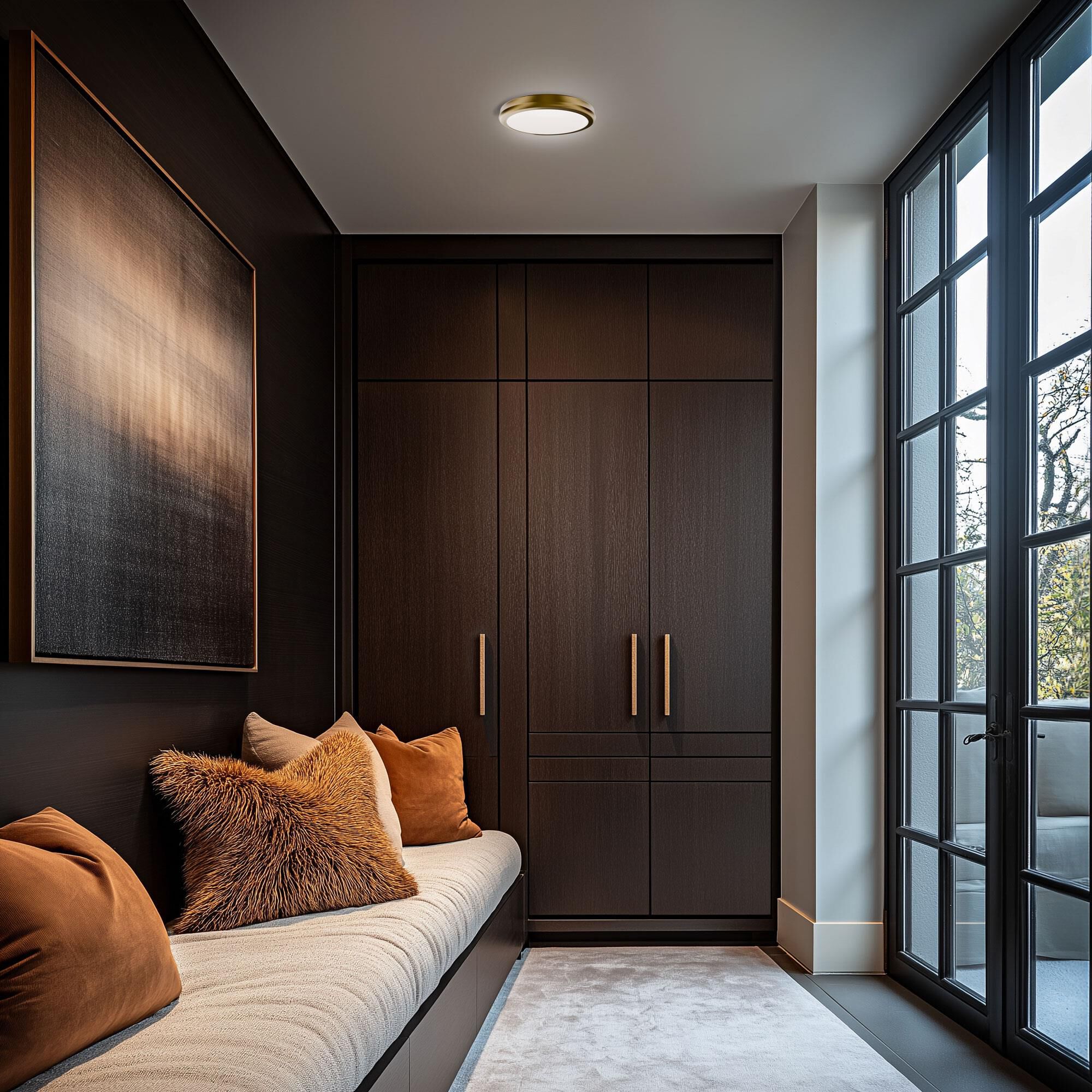 Shown in Aged Brass finish