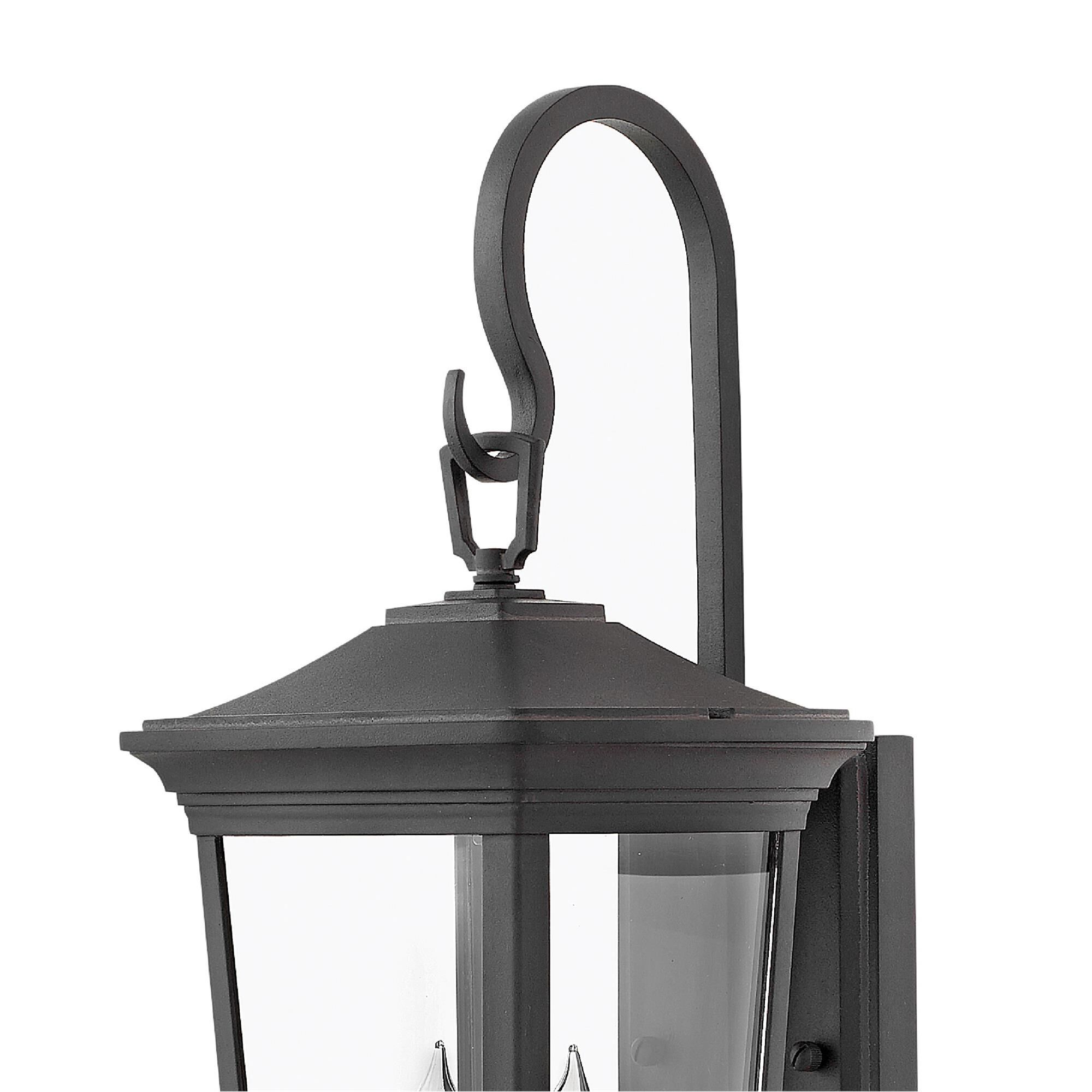 Shown in Museum Black finish and Clear glass
