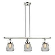 Shown in Polished Nickel finish and Clear Fluted glass