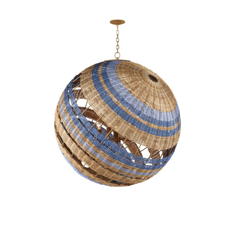 Hiroshi Koshitaka Collection Senjyo 48 Inch 5 Light Chandelier by Currey and Company