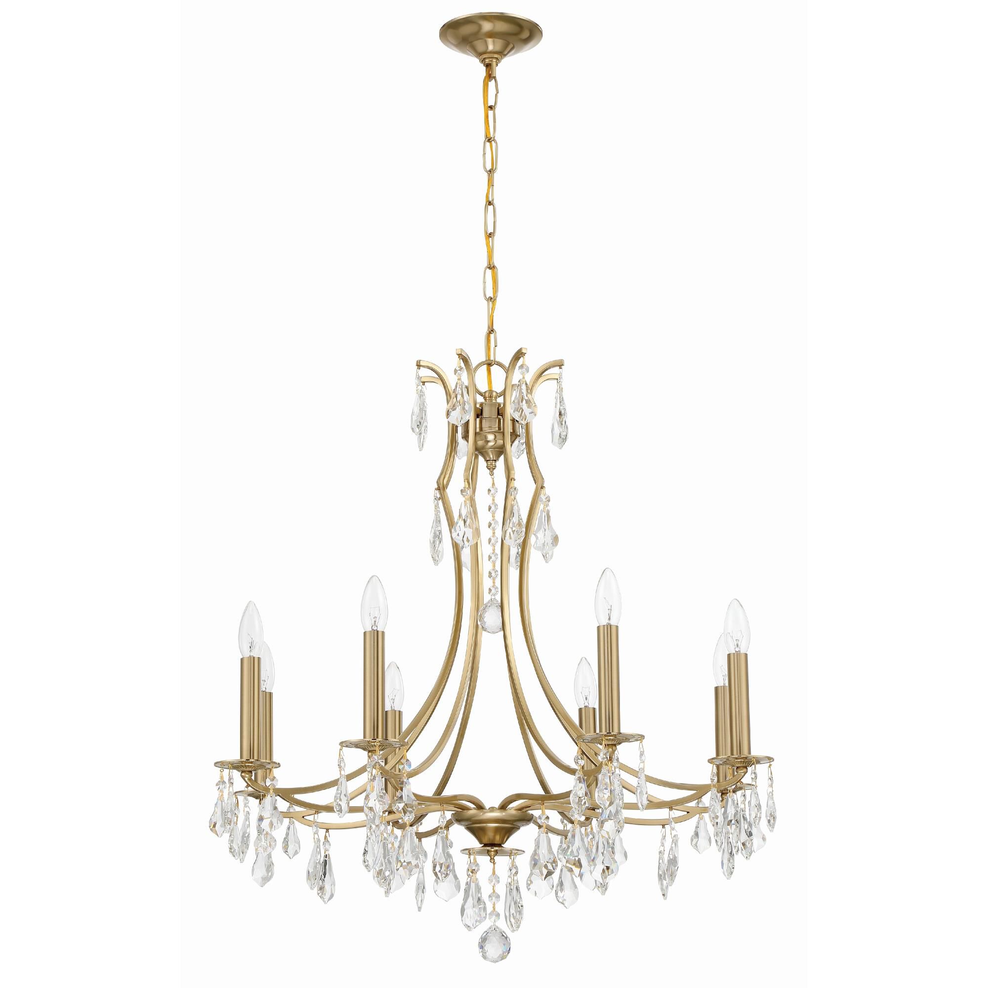 Cedar 28 Inch 8 Light Chandelier by Crystorama