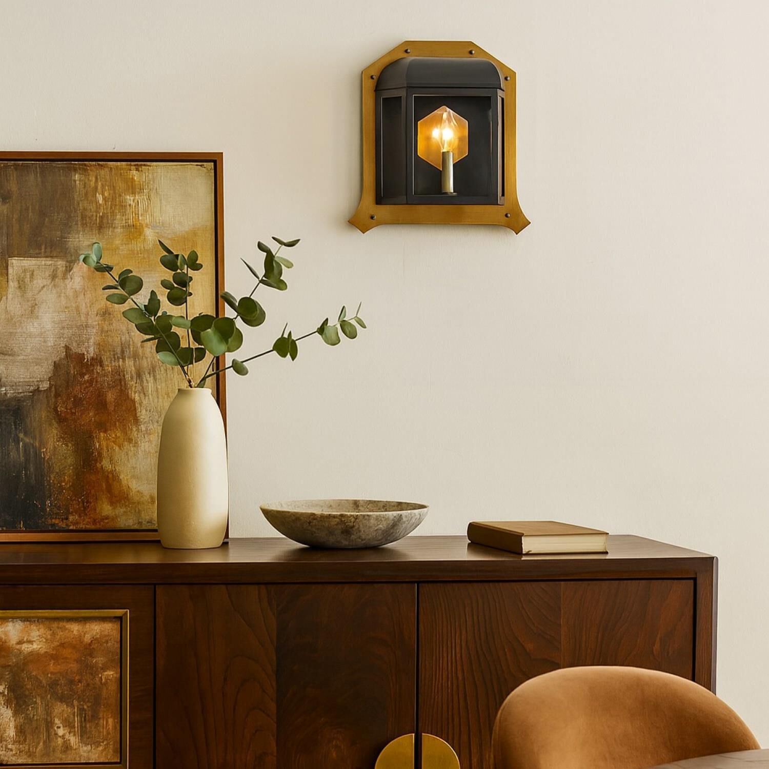 Ron Henderson Gaslighter 15 Inch Wall Sconce by Varaluz