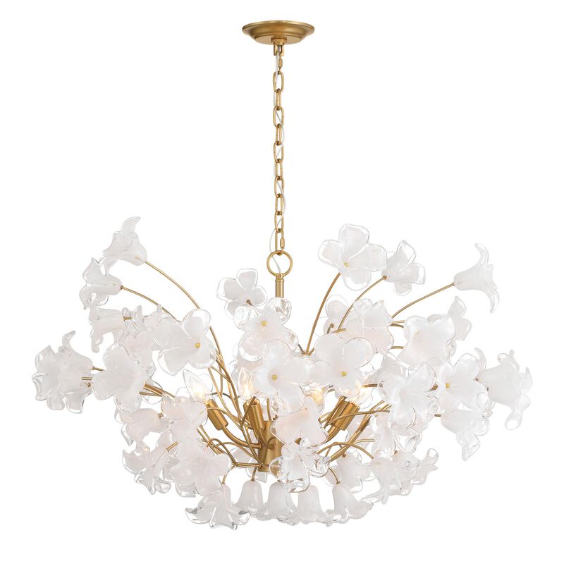 Bloome 37 Inch Chandelier by Metropolitan Lighting