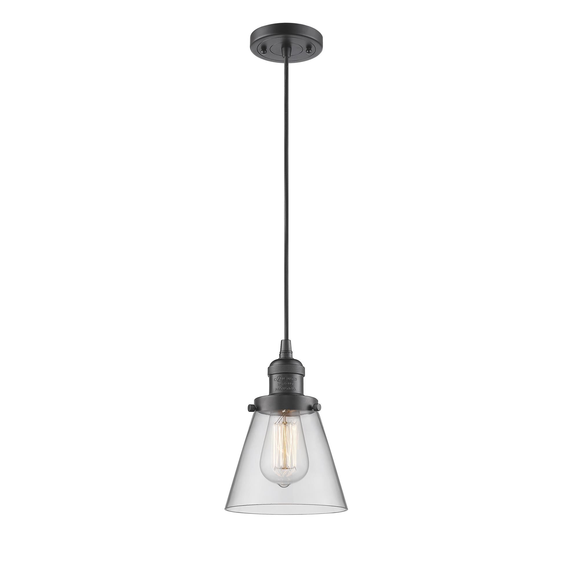 Shown in Oil Rubbed Bronze finish and Clear glass
