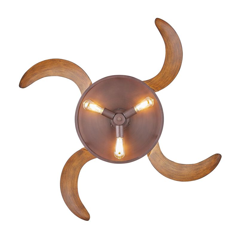 Classic 48 Inch Ceiling Fan with Light Kit by Beacon Lighting