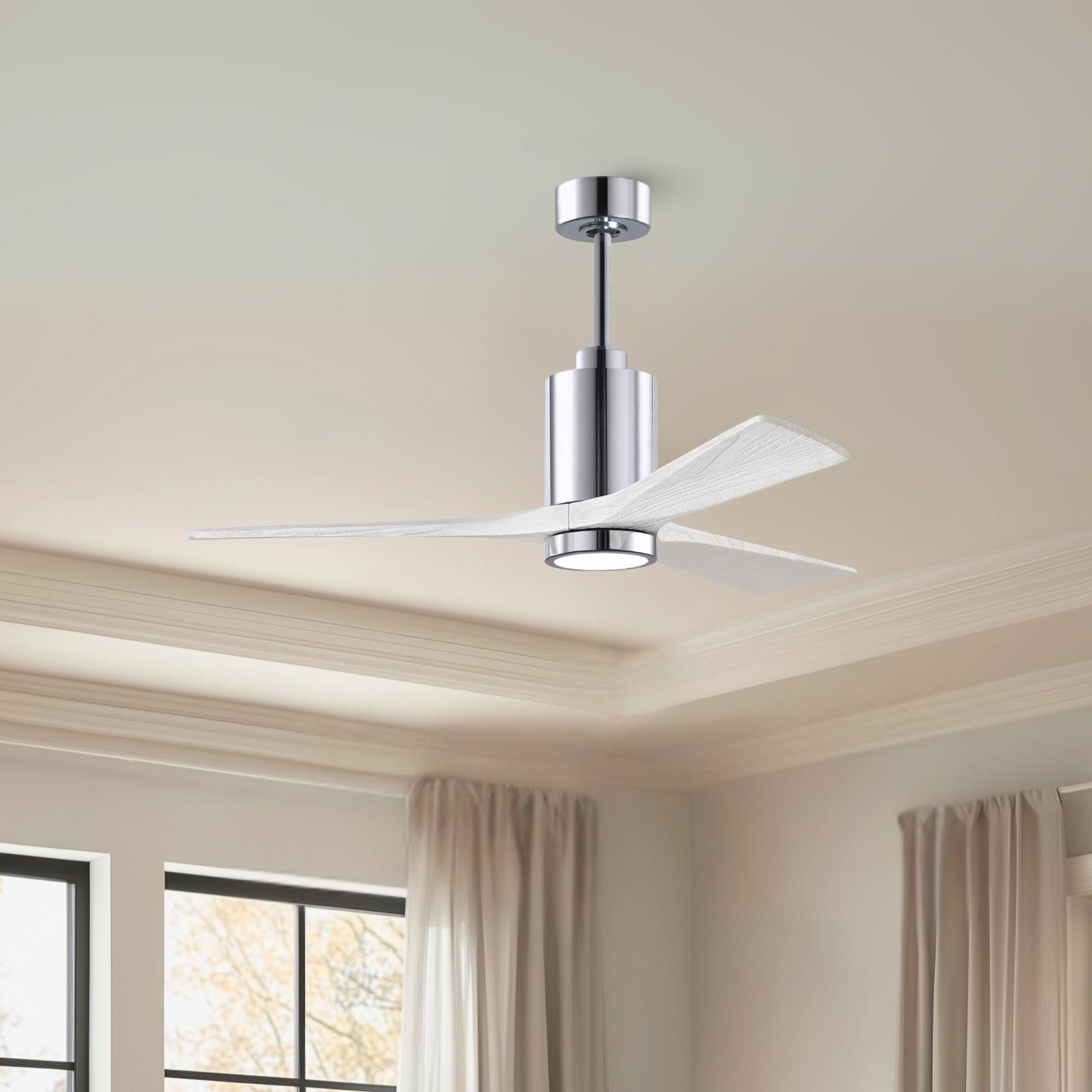 Patricia 52 Inch Ceiling Fan with Light Kit by Matthews Fan Company