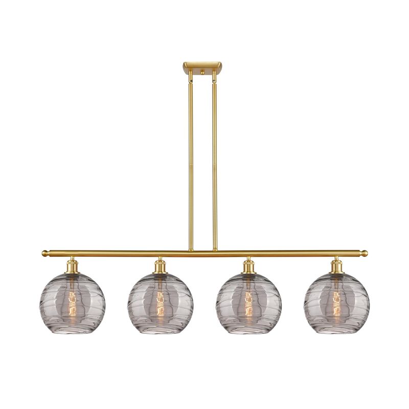 Bruno Marashlian Athens Deco Swirl 48 Inch Linear Suspension Light by Innovations Lighting