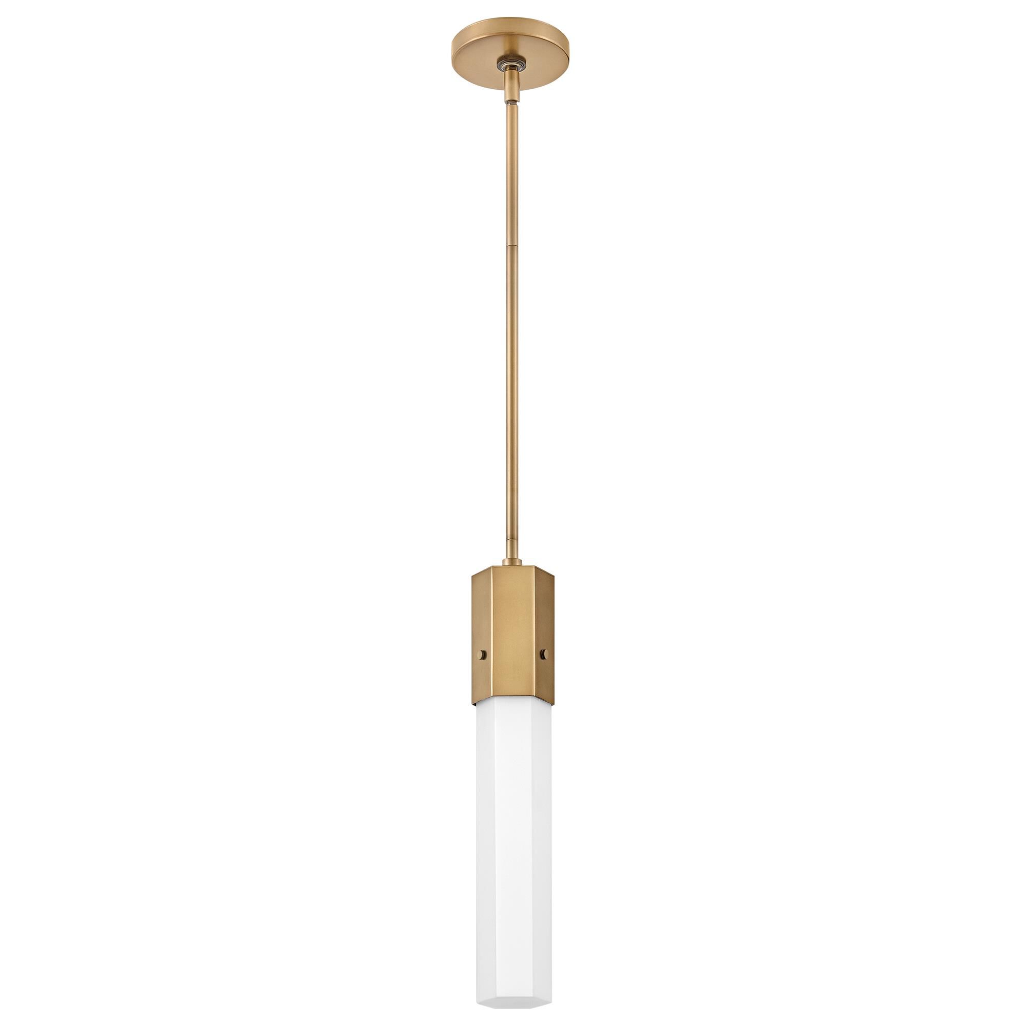 Shown in Heritage Brass finish and Etched glass
