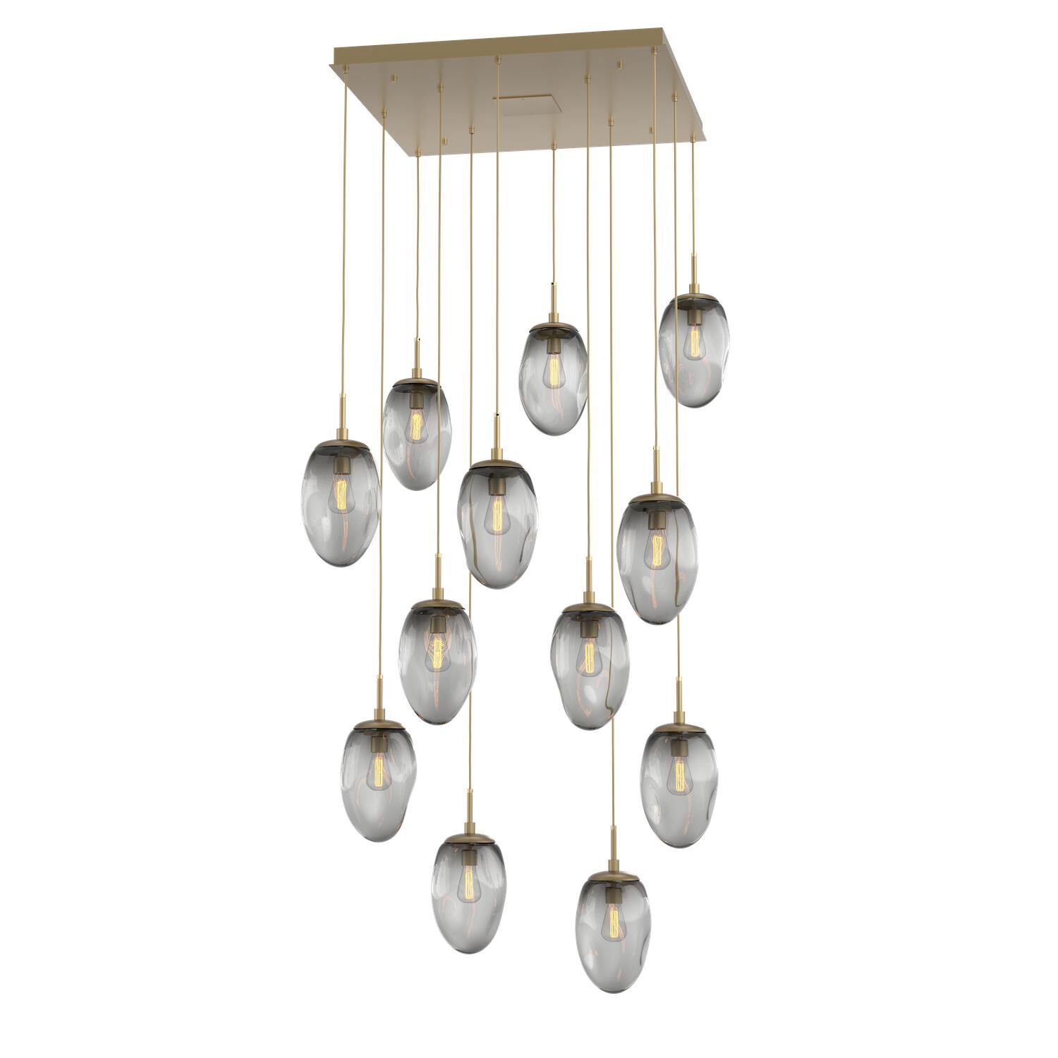 Levi Wilson Nebula 35 Inch 12 Light Multi Light Pendant by Hammerton Studio