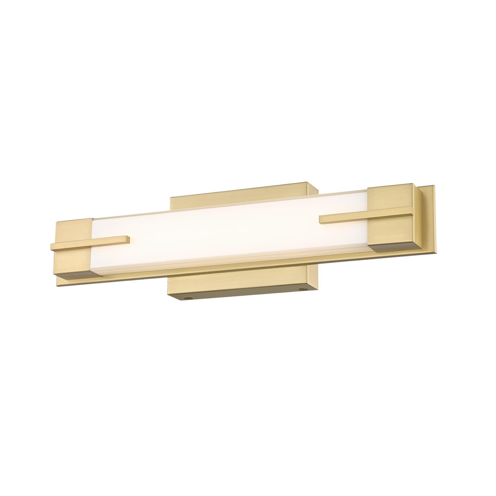 Shown in Modern Gold finish and Gloss Opal glass and Gloss Opal shade