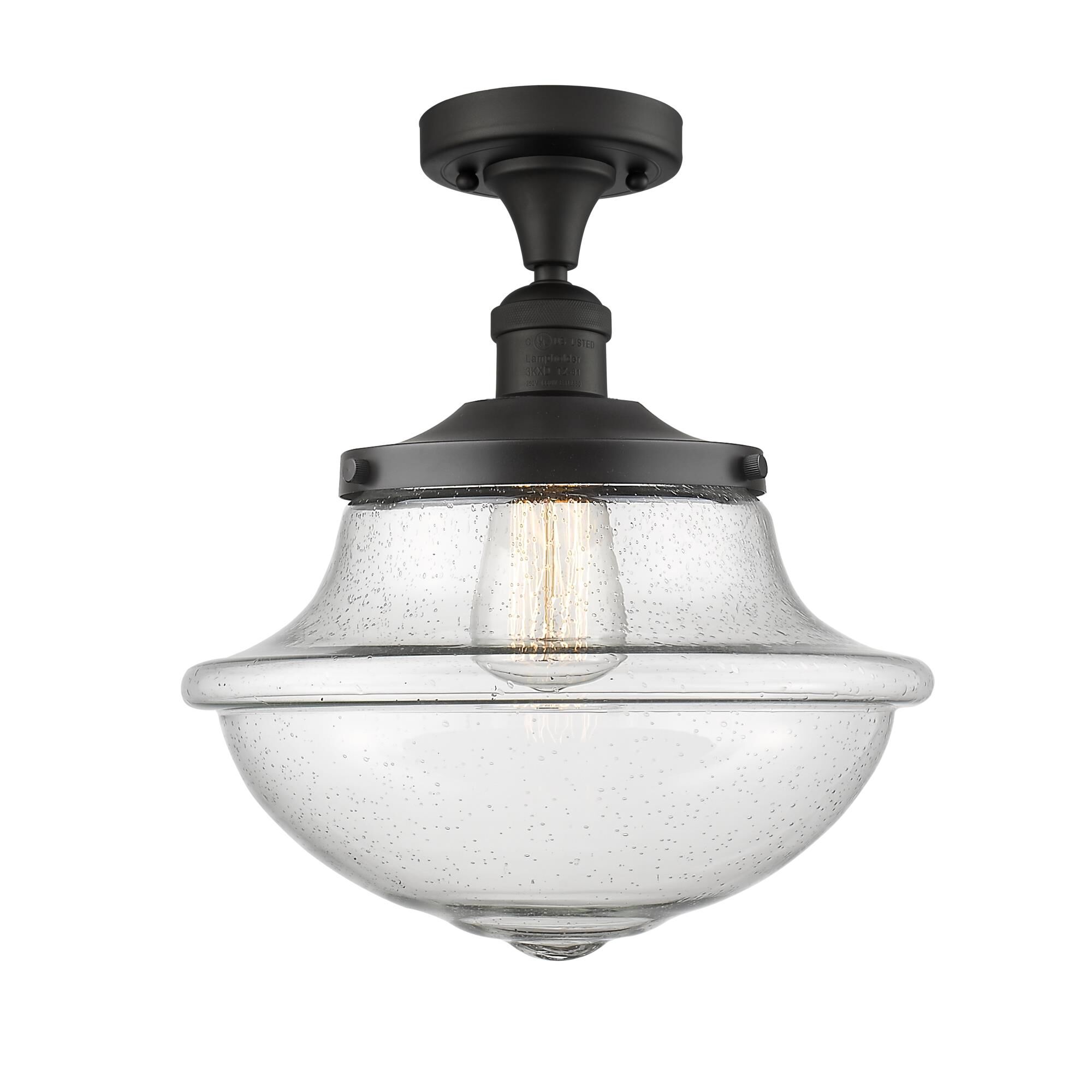 Bruno Marashlian Oxford 12 Inch 1 Light Semi Flush Mount by Innovations Lighting