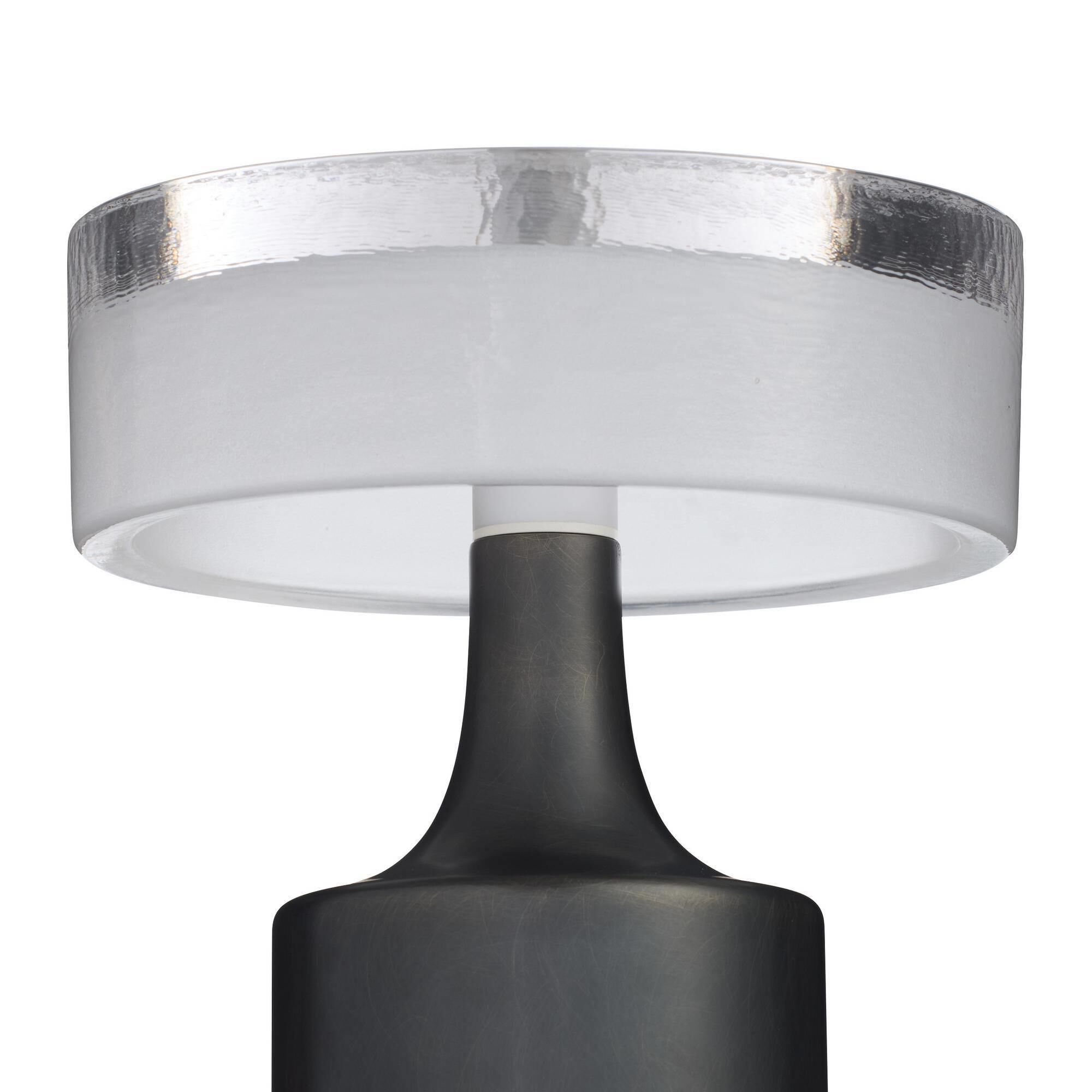 Shown in English Bronze finish and Clear glass