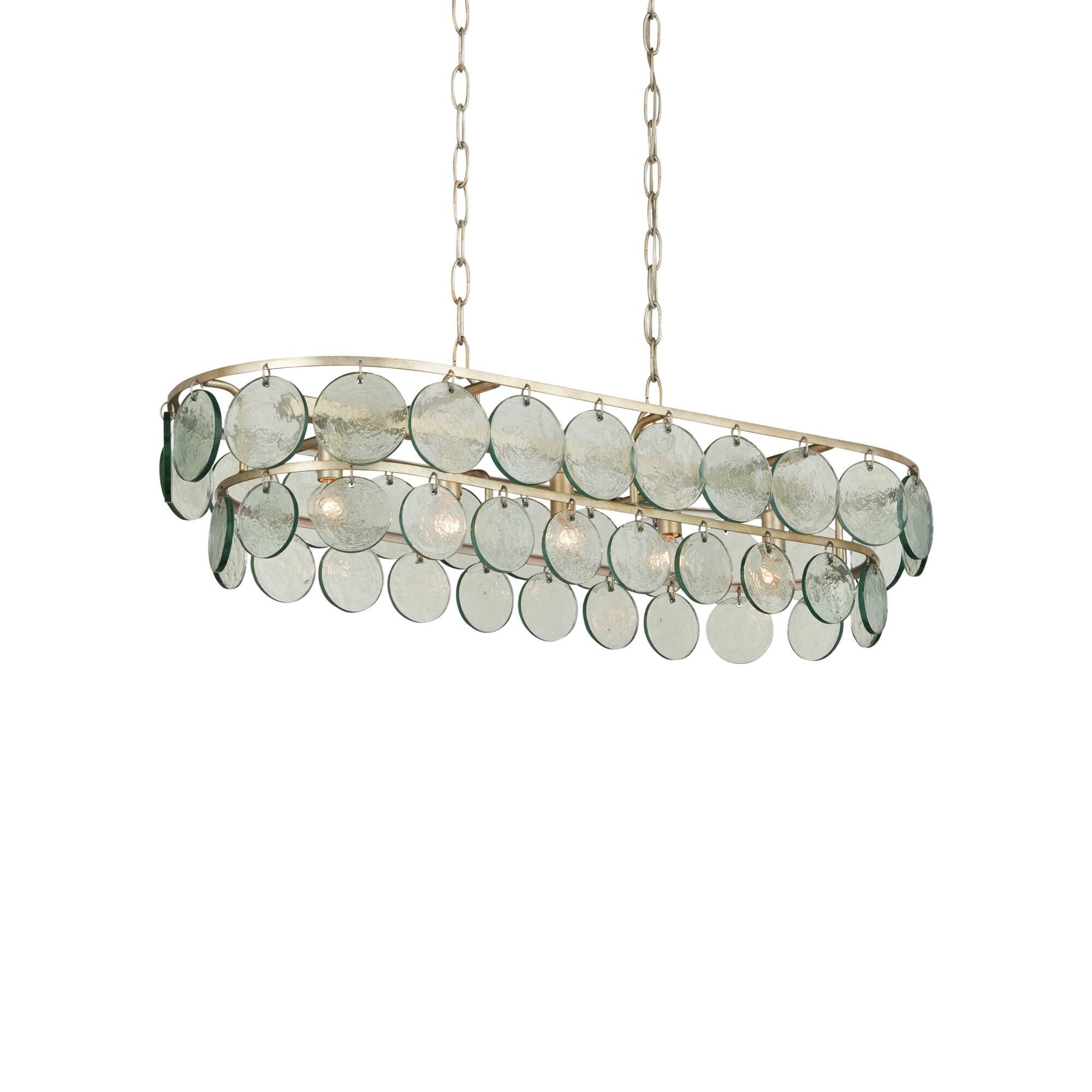 Settat 40 Inch 5 Light Chandelier by Currey and Company