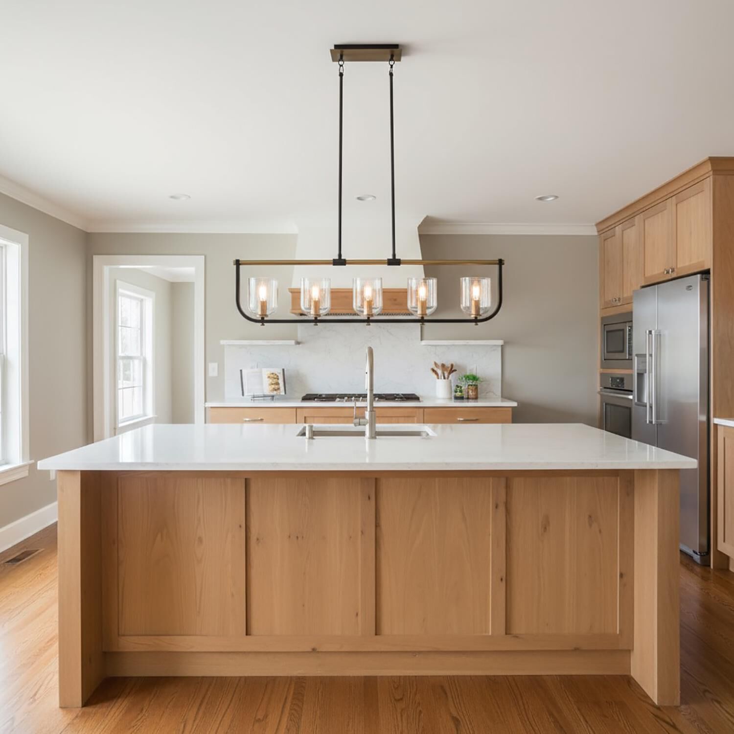 Kevin Kraemer Cheshire 40 Inch 5 Light Linear Suspension Light by Artcraft