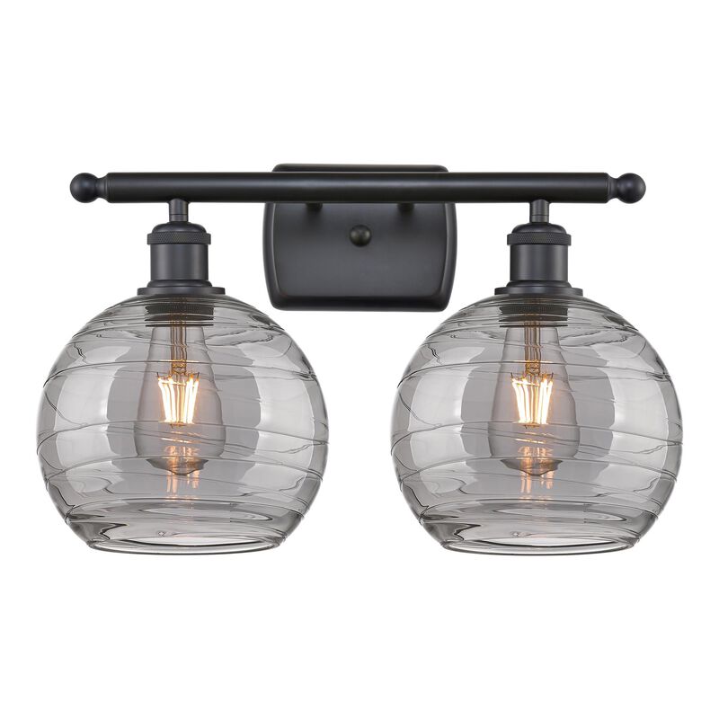 Bruno Marashlian Athens Deco Swirl 18 Inch Bath Vanity Light by Innovations Lighting