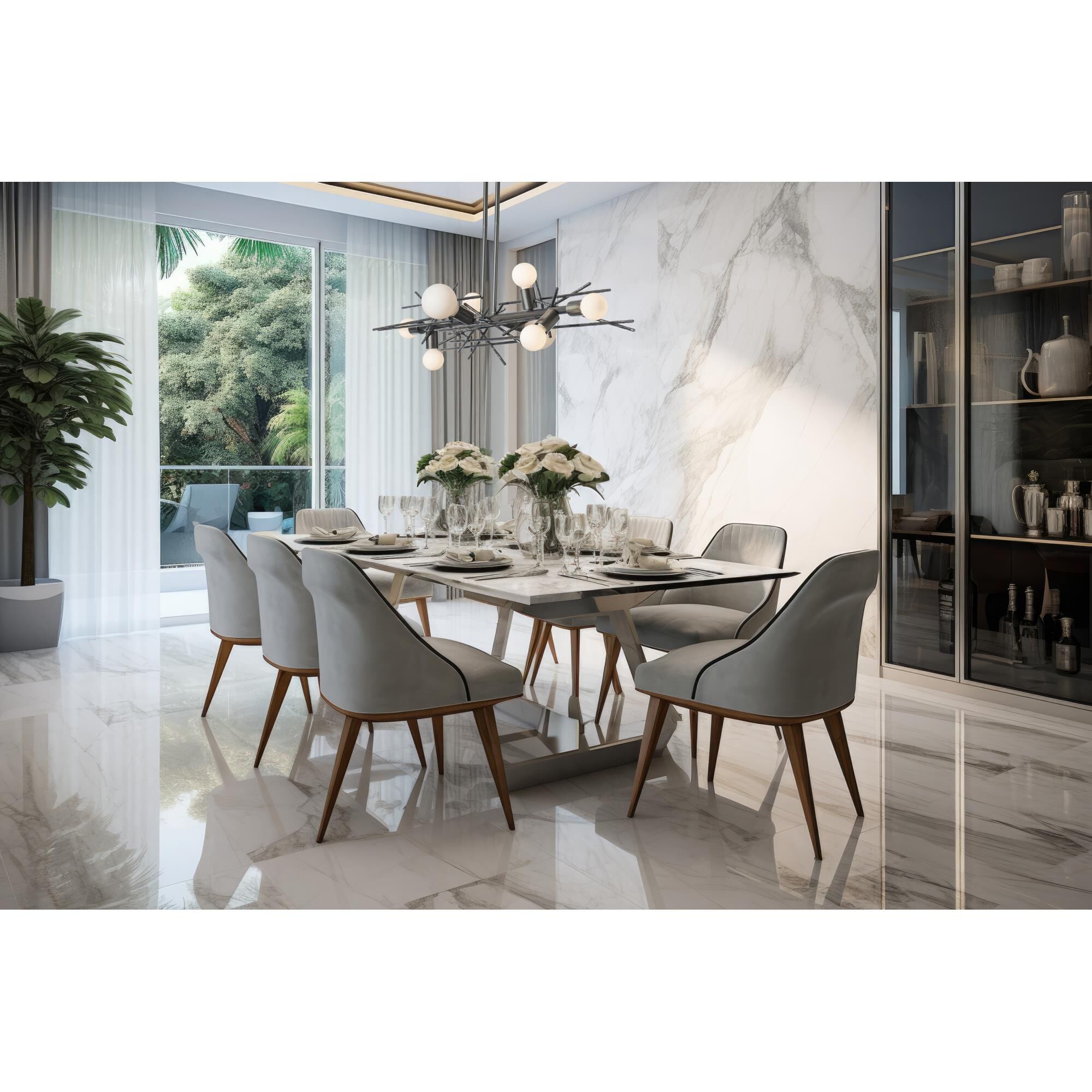 Brindille 55 Inch Linear Suspension Light by Hubbardton Forge