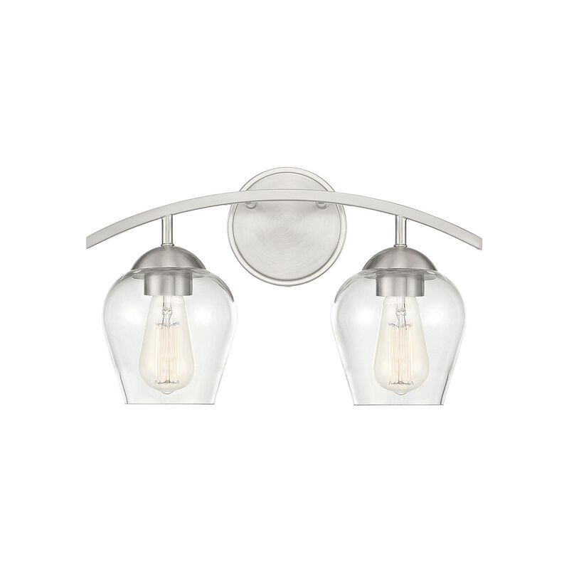 16 Inch 2 Light LED Bath Vanity Light by Meridian Lighting