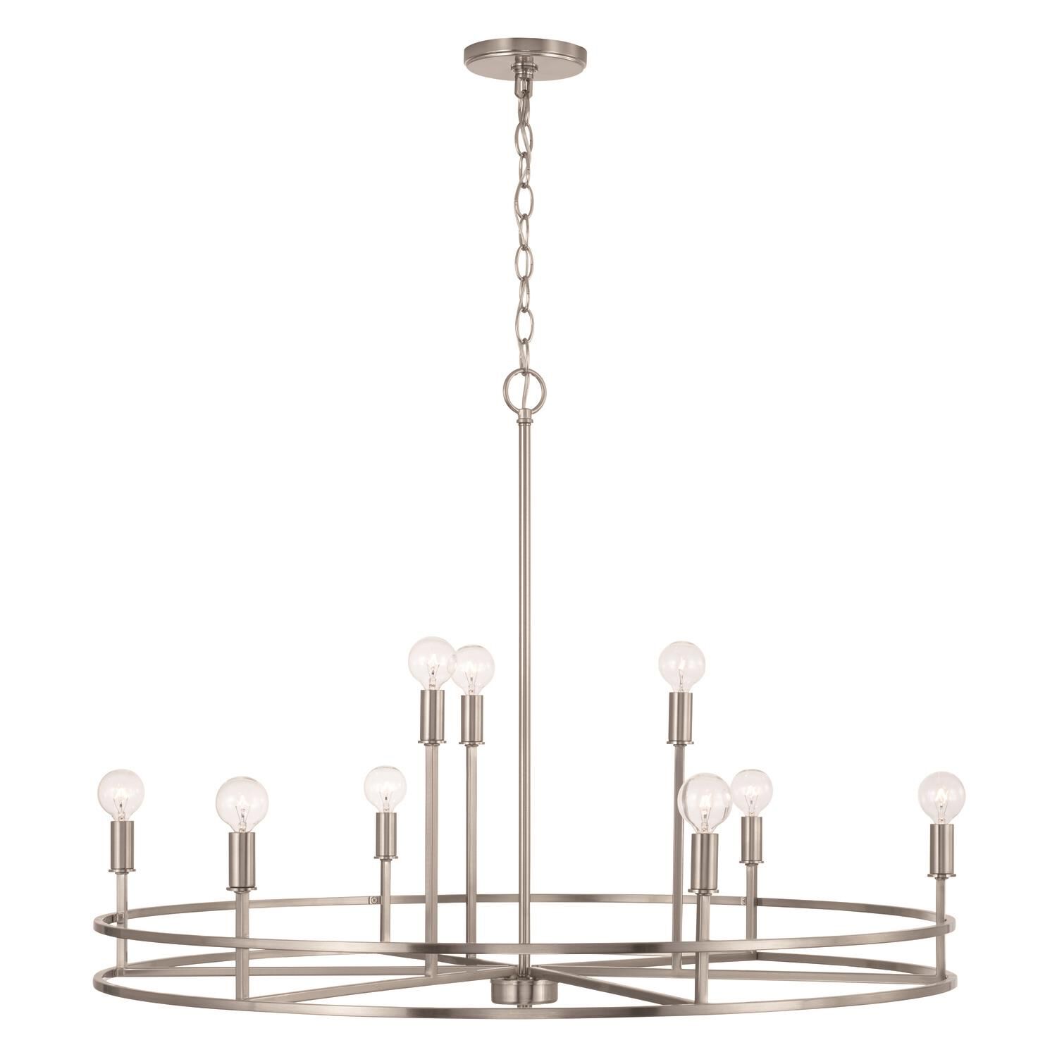 Fuller 34 Inch 9 Light Chandelier by Homeplace by Capital Lighting Fixture Company