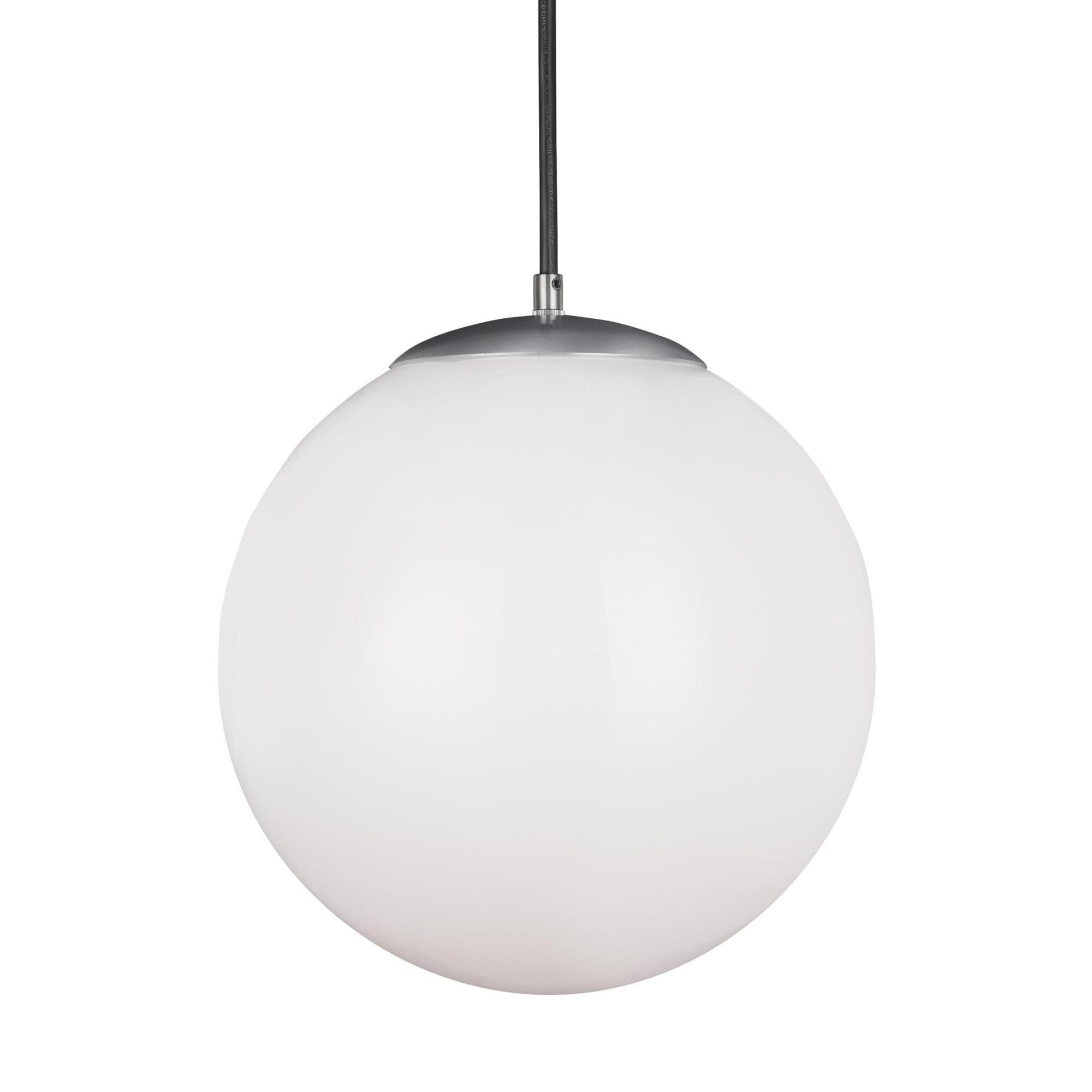 Shown in Satin Aluminum finish and Smooth White  Diffuser glass and Smooth White Glass Diffuser shade