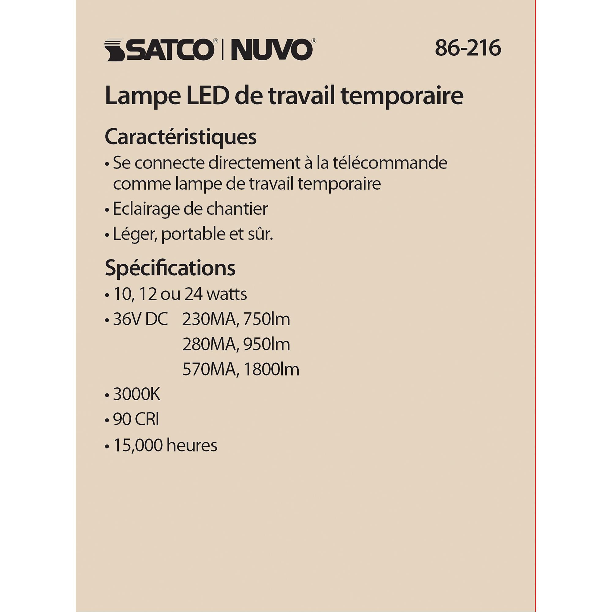 Dimmable 10.00 Watt 3000K LED Light Bulb by Satco
