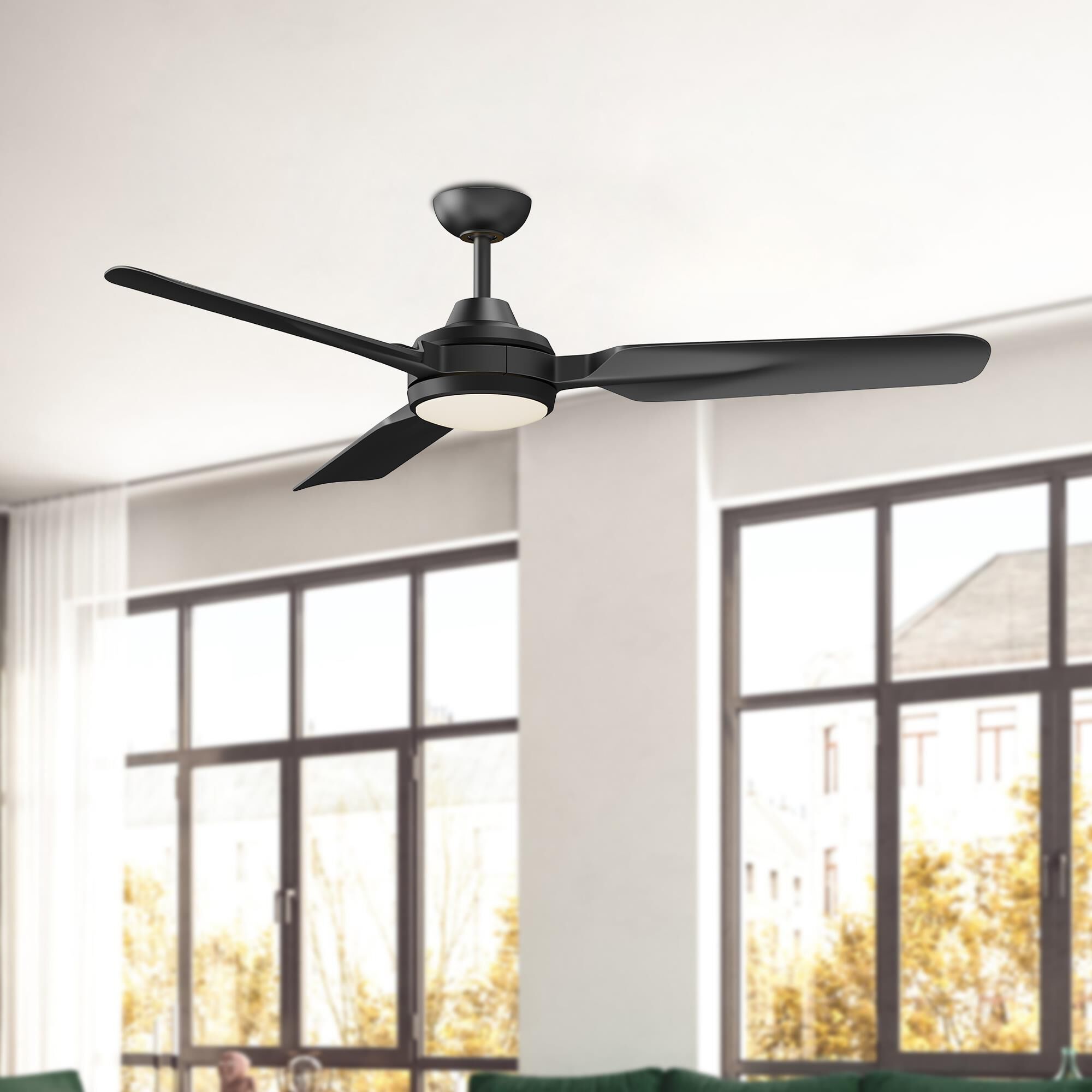 Shown in Matte Black finish and Polycarbonate Cover glass