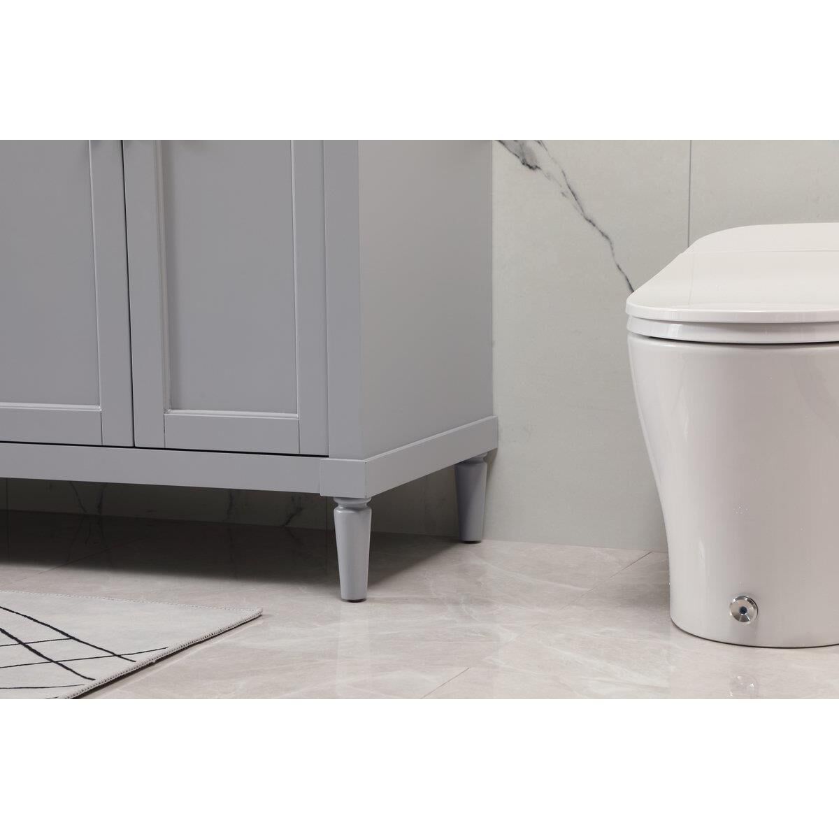 Shown in Grey finish