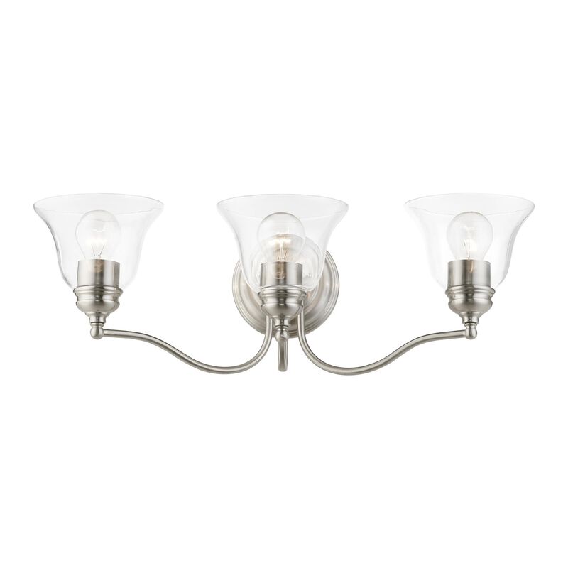Moreland 24 Inch 3 Light Bath Vanity Light by Livex Lighting
