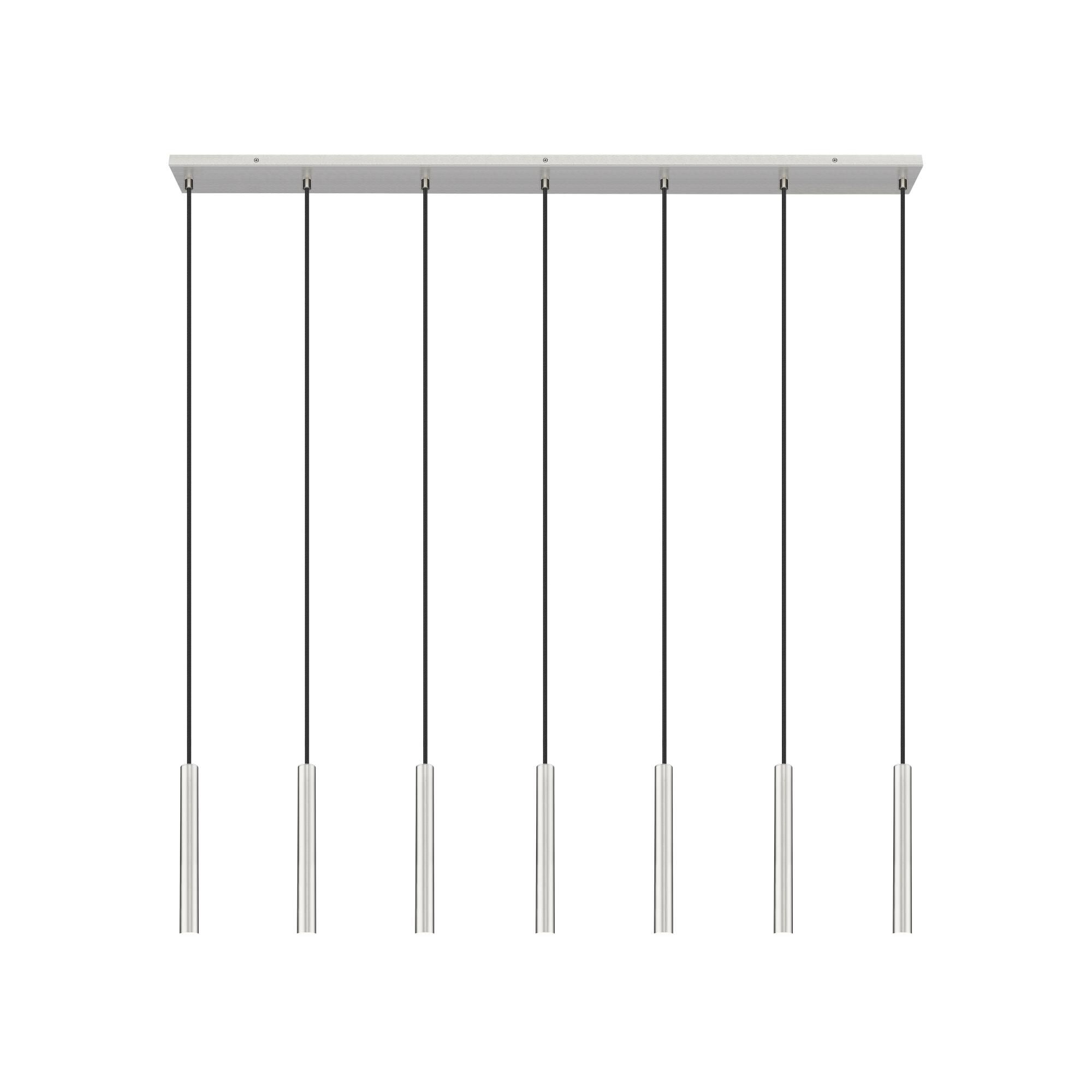 Shown in Brushed Nickel finish and Brushed Nickel glass and Brushed Nickel shade