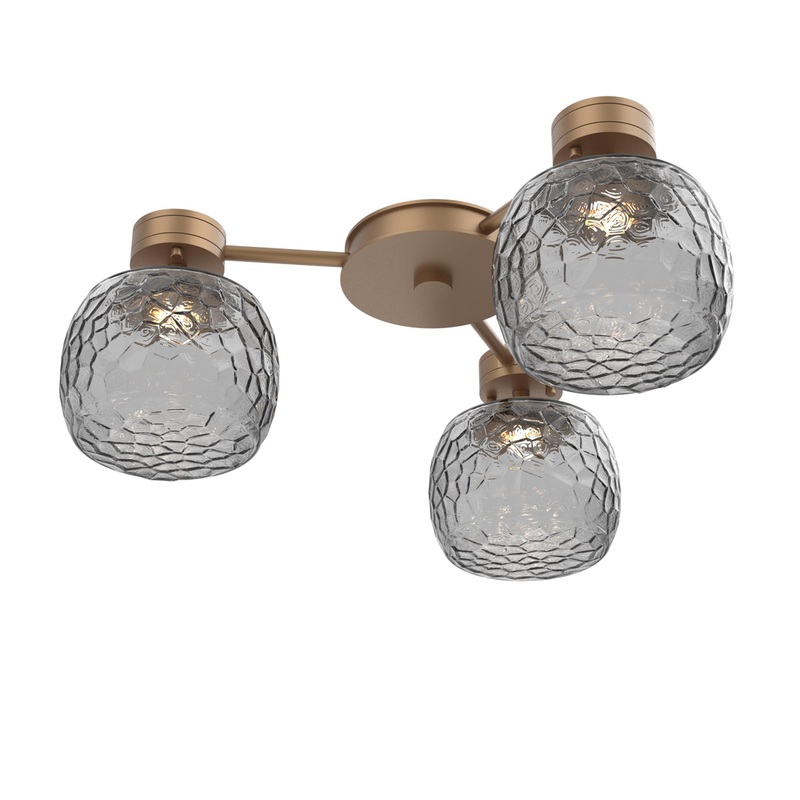 Levi Wilson Vessel 24 Inch Semi Flush Mount by Hammerton Studio