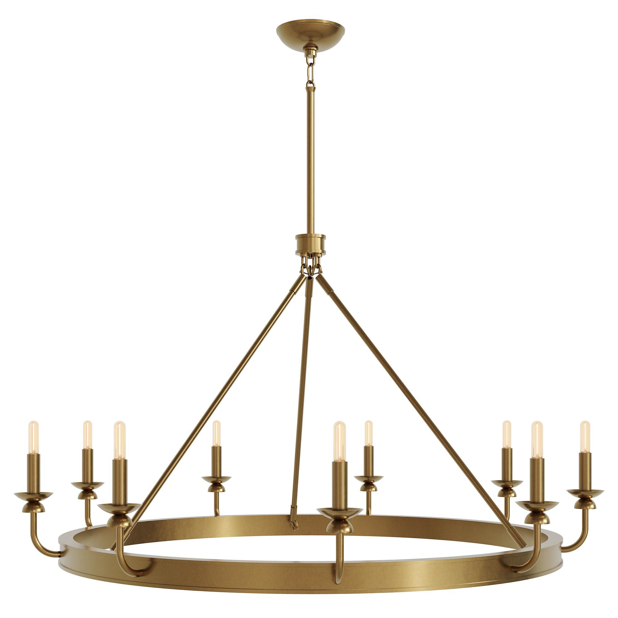 William 49 Inch Chandelier by Robert Abbey