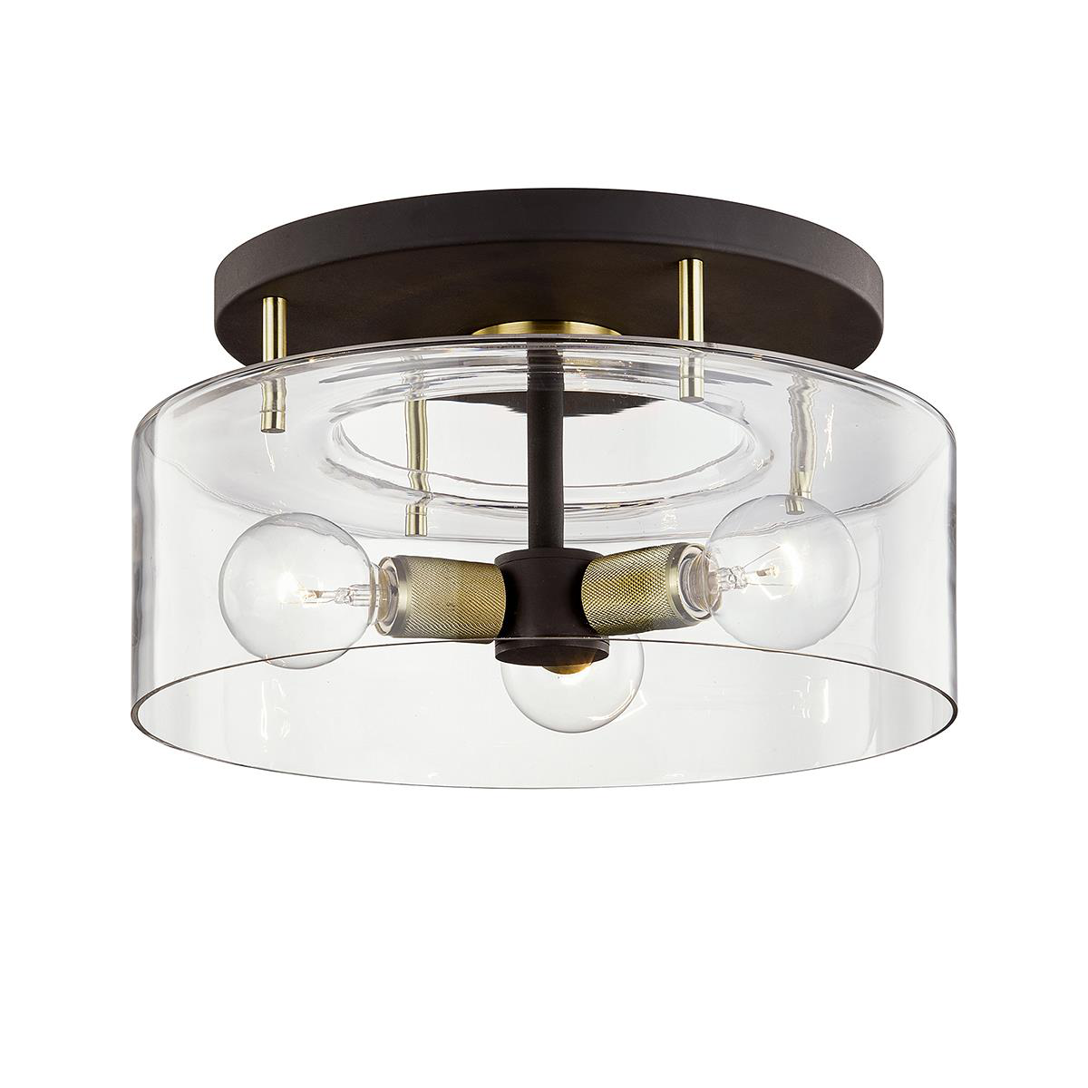 Bergamot Station 17 Inch Semi Flush Mount by Troy Lighting