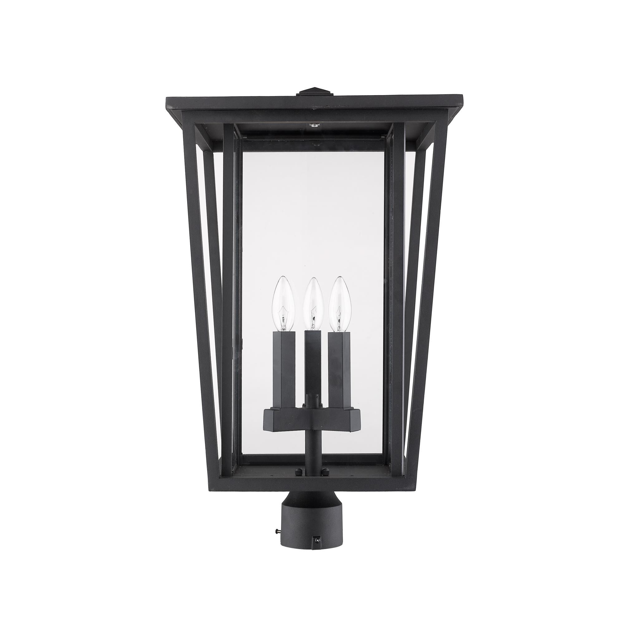 Seoul 23 Inch Tall 3 Light Outdoor Post Lamp by Z-Lite