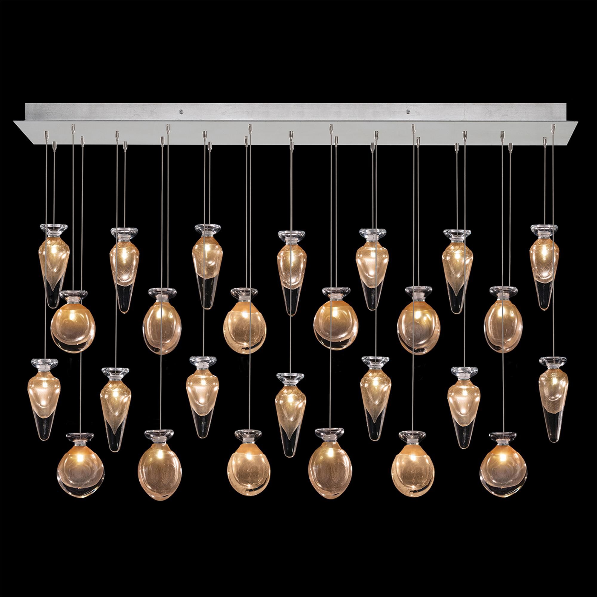 Shown in Silver finish and Gold Mix glass