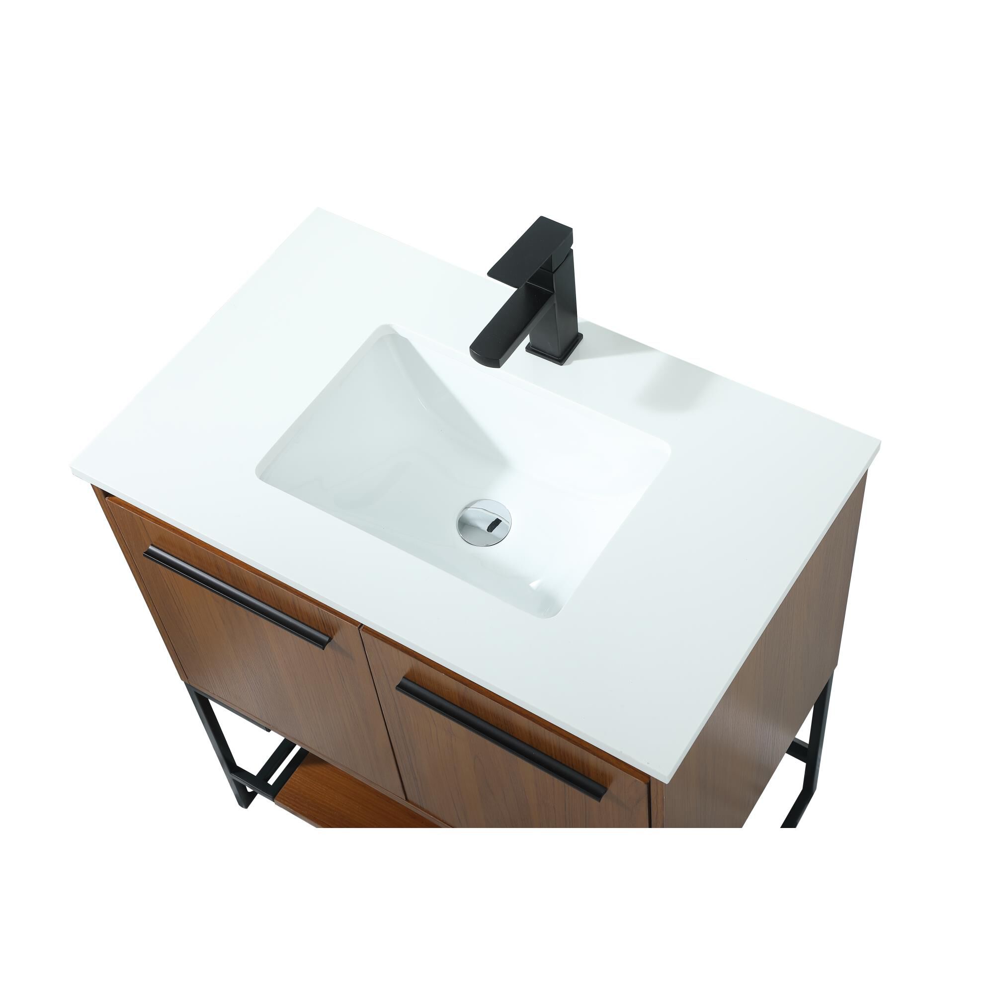 Shown in Teak finish