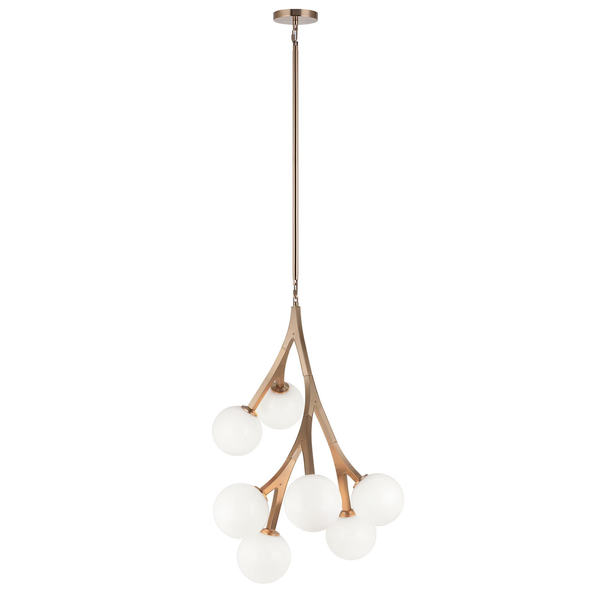 Rami 19 Inch 7 Light Mini Chandelier by Matteo Lighting