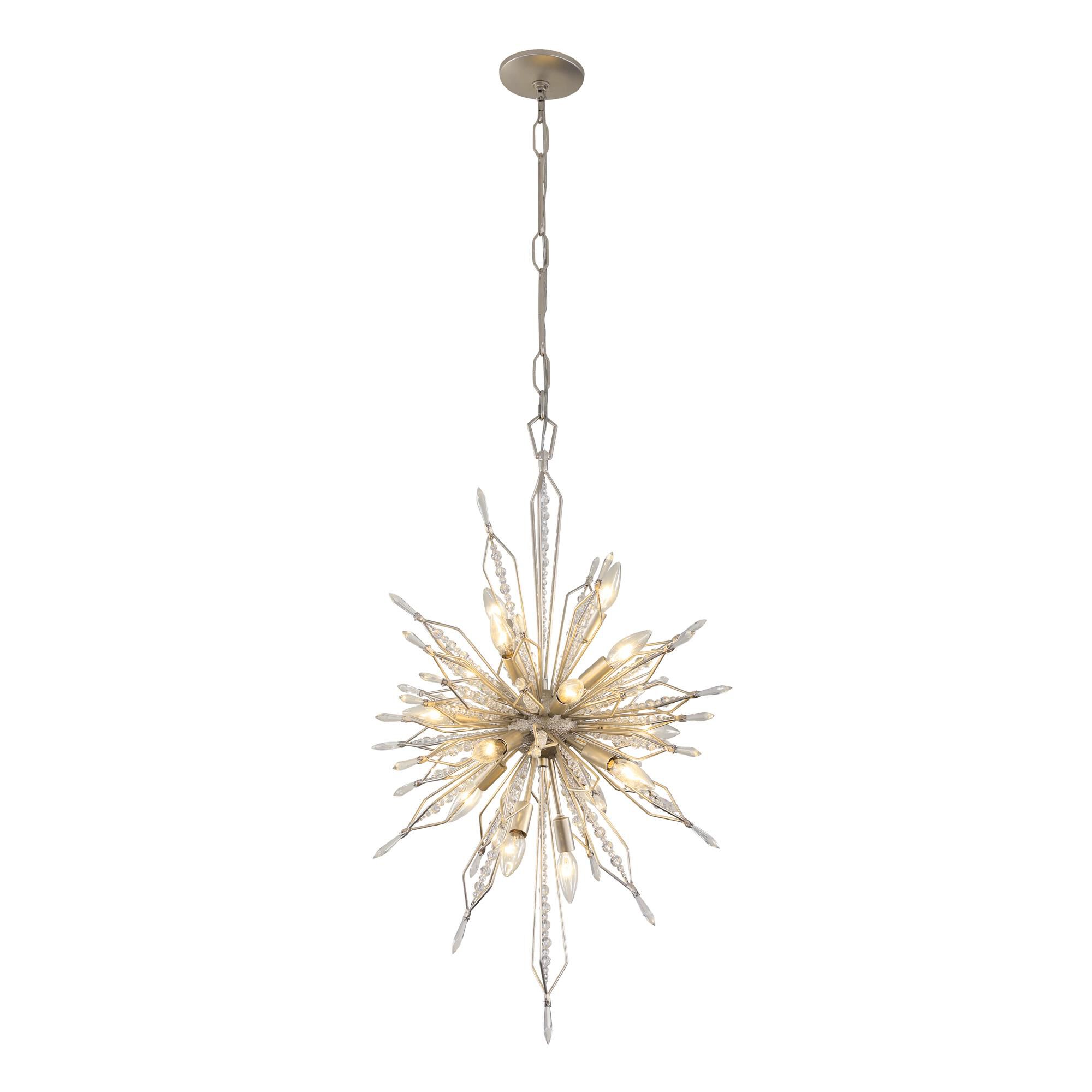 Shown in Gold Dust finish and Premium - Clear crystal