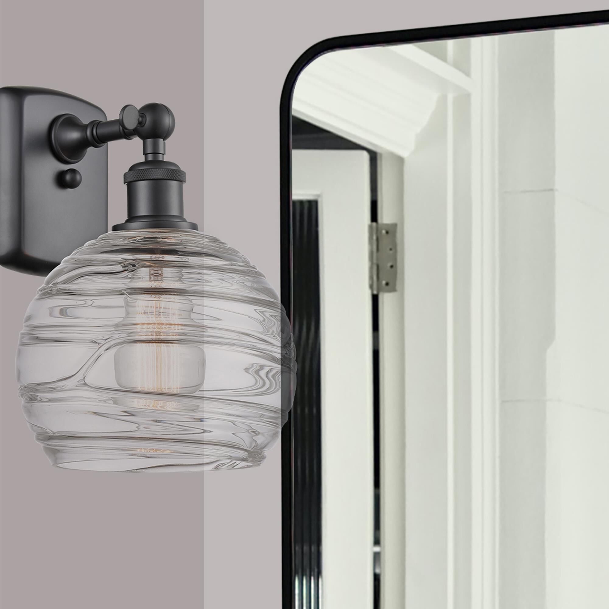 Bruno Marashlian Athens Deco Swirl 8 Inch Wall Sconce by Innovations Lighting